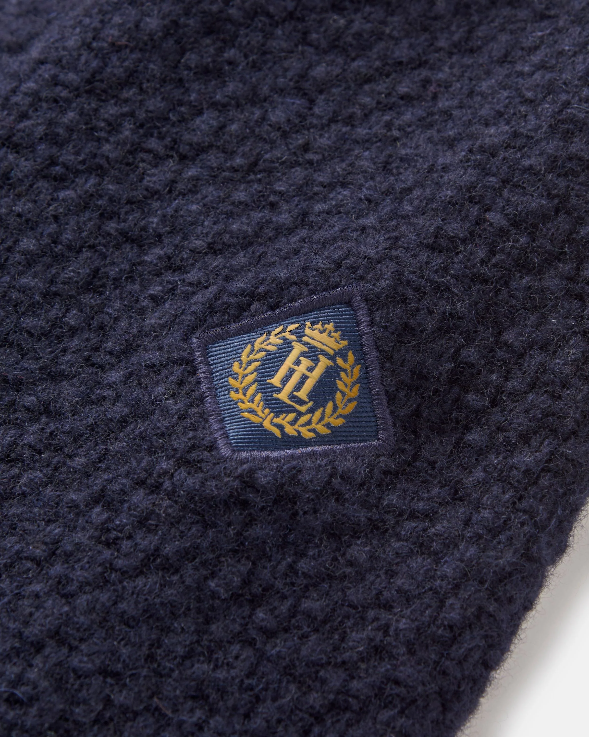Abersoch Cable Knit Jumper - Dark Navy - Image 8