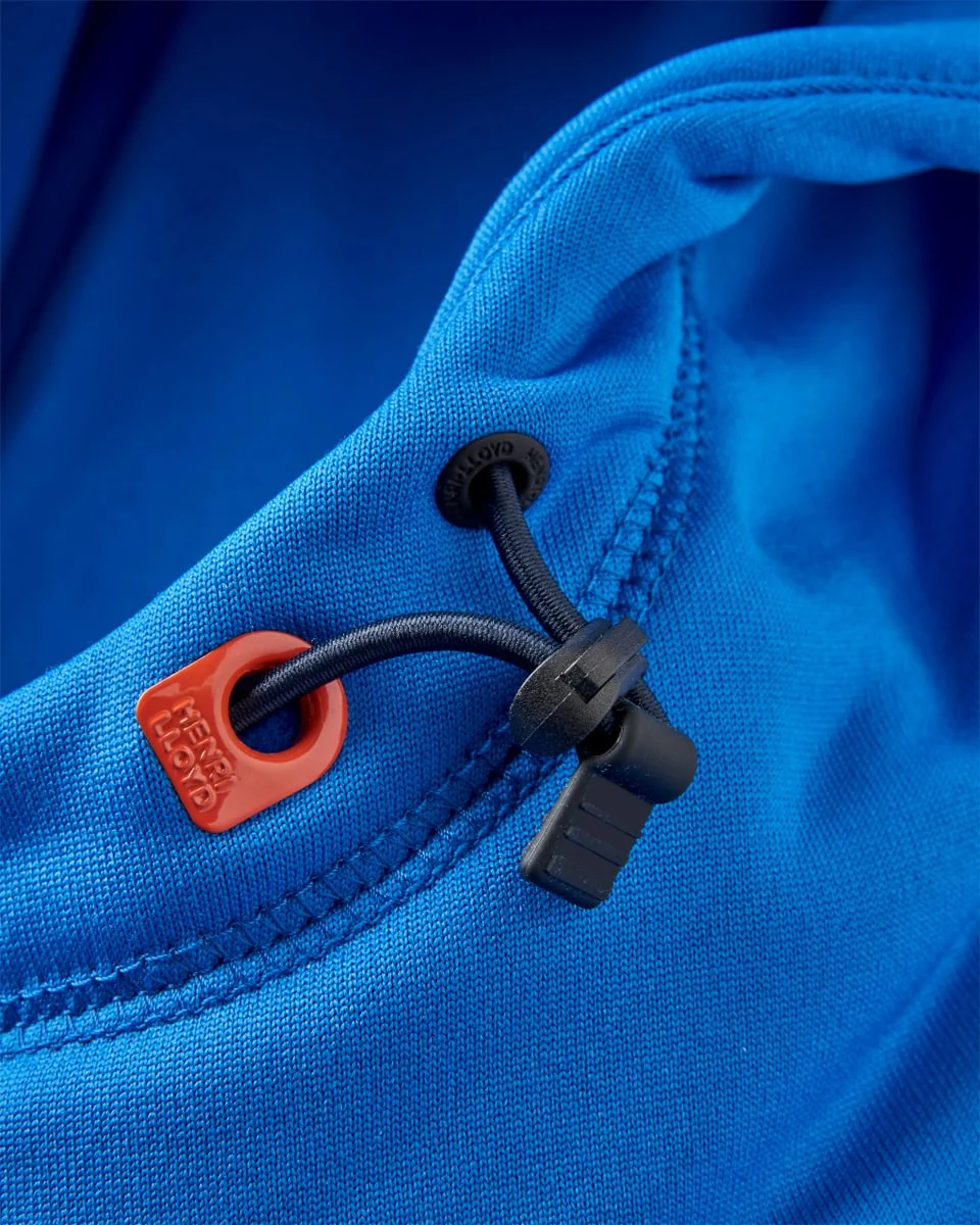 Aktiv Stretch Logo Hood - Victoria Blue - Image 4