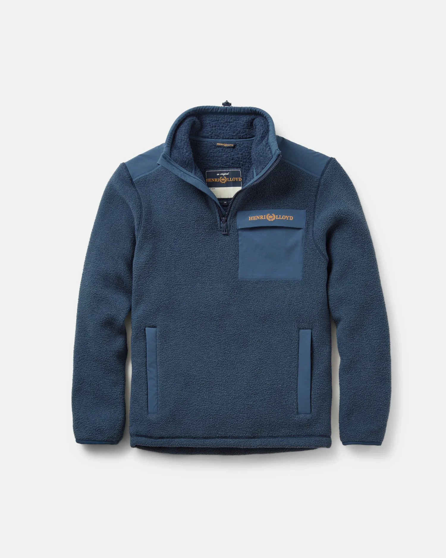 Aston 1/2 Zip Fleece - Navy Blue - Image 3