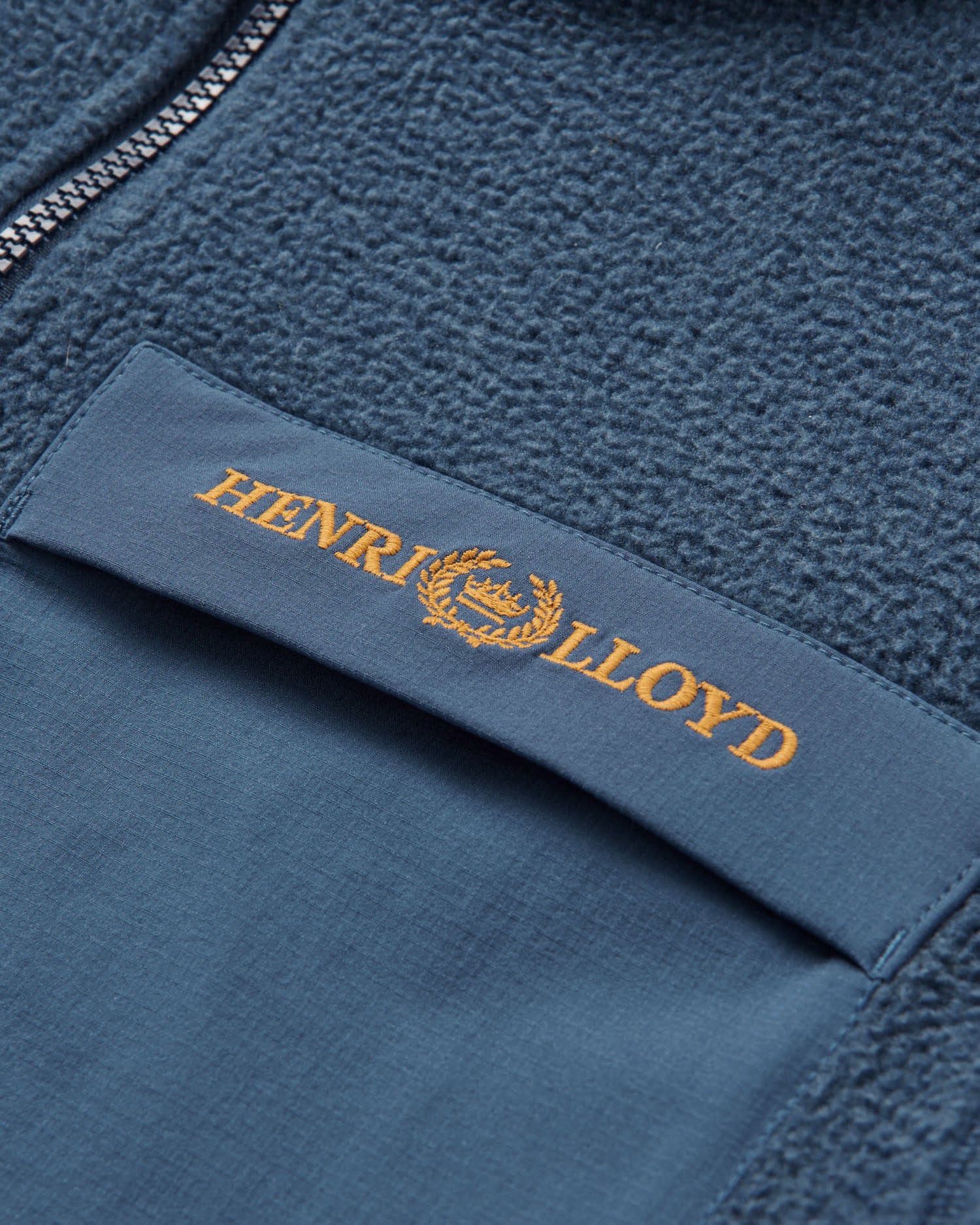 Aston 1/2 Zip Fleece - Navy Blue - Image 4