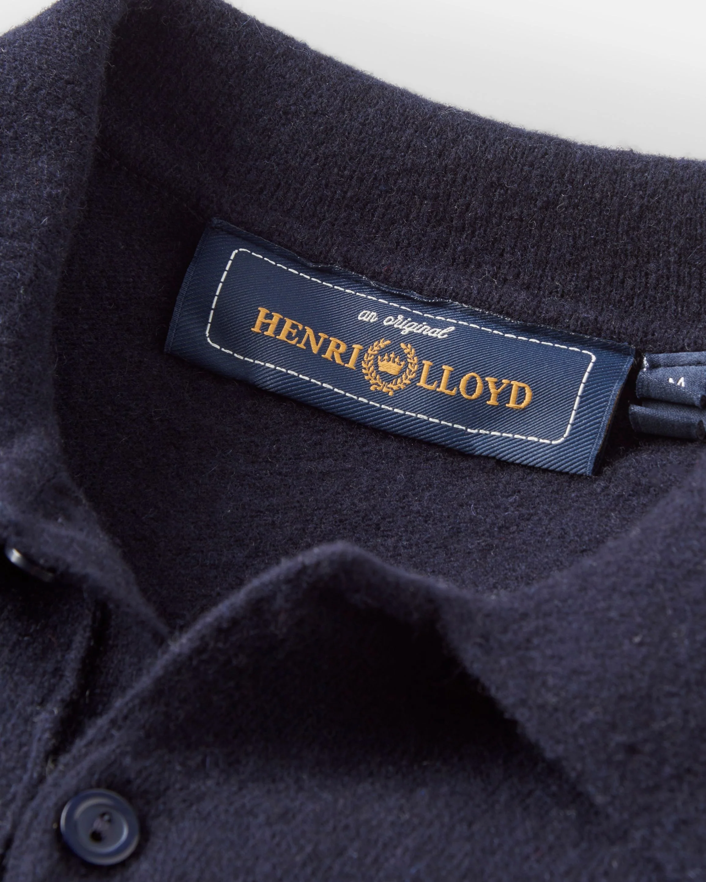 Beaulieu Knitted Polo - Dark Navy - Image 4