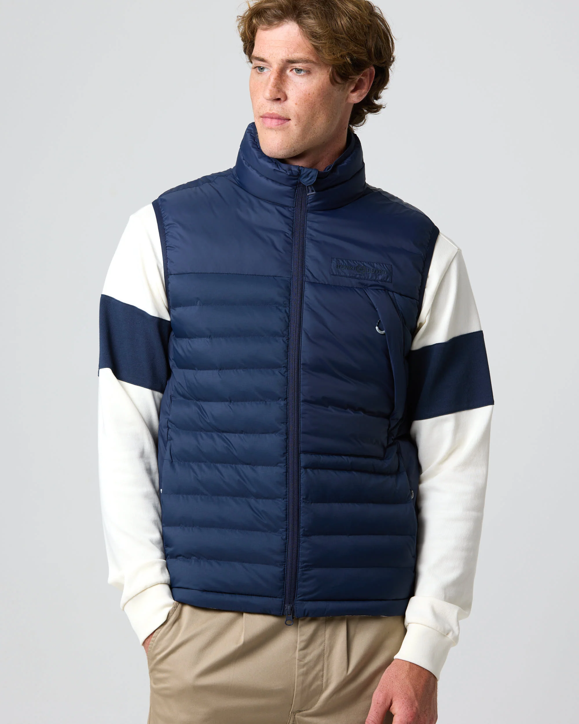 Bergen Gilet - Navy Blue
