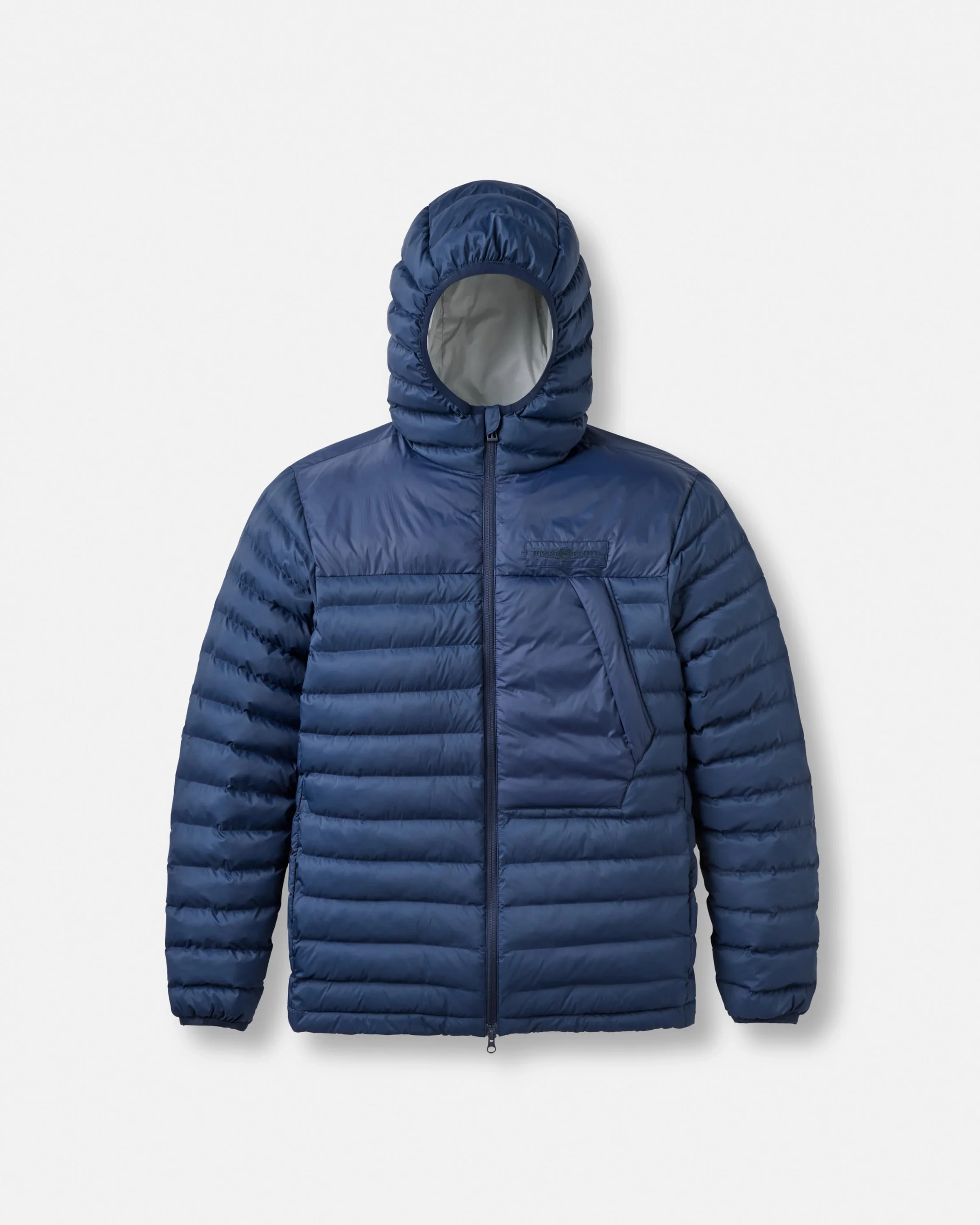 Bergen Hooded Jacket - Navy Blue - Image 3