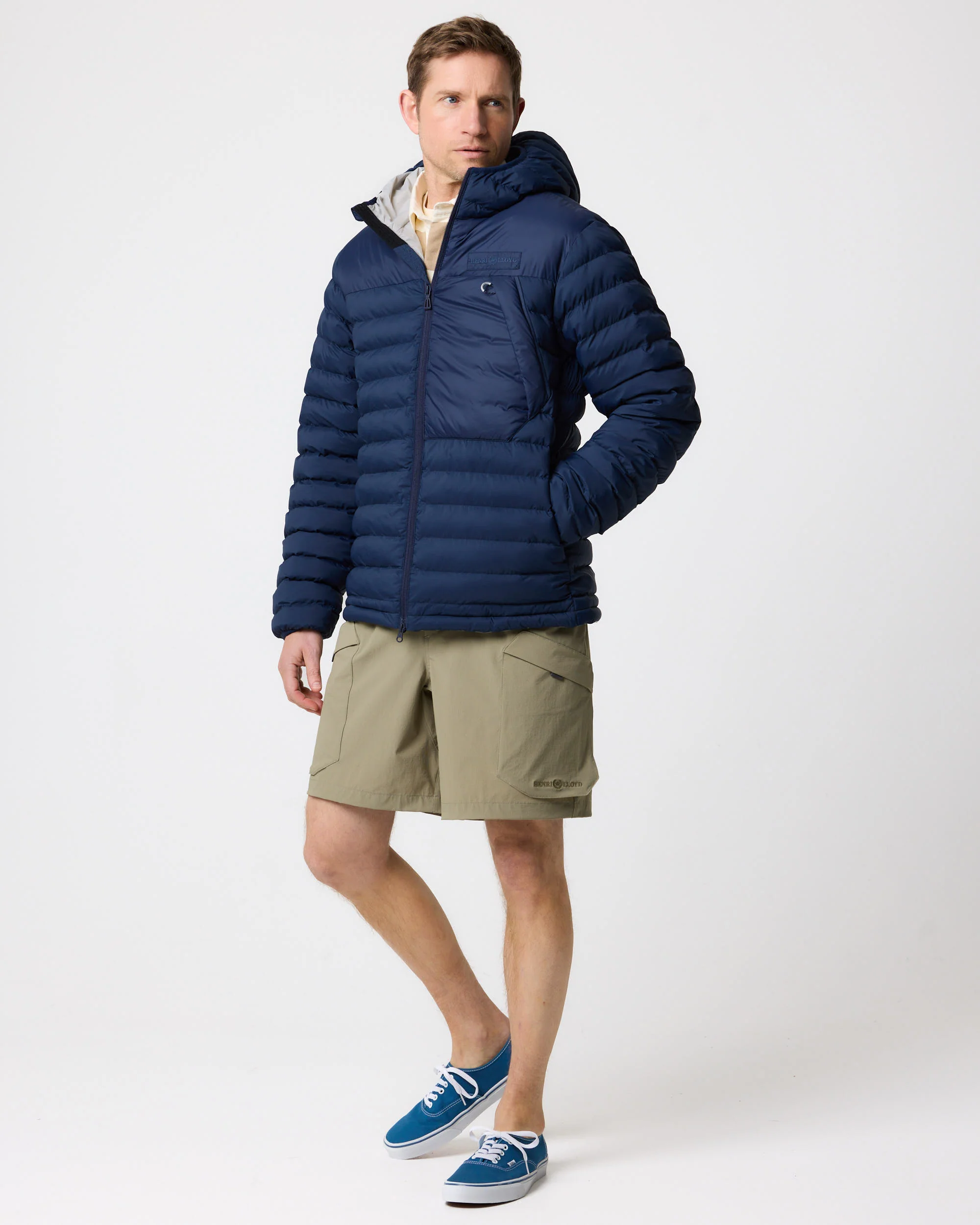 Bergen Hooded Jacket - Navy Blue - Image 4