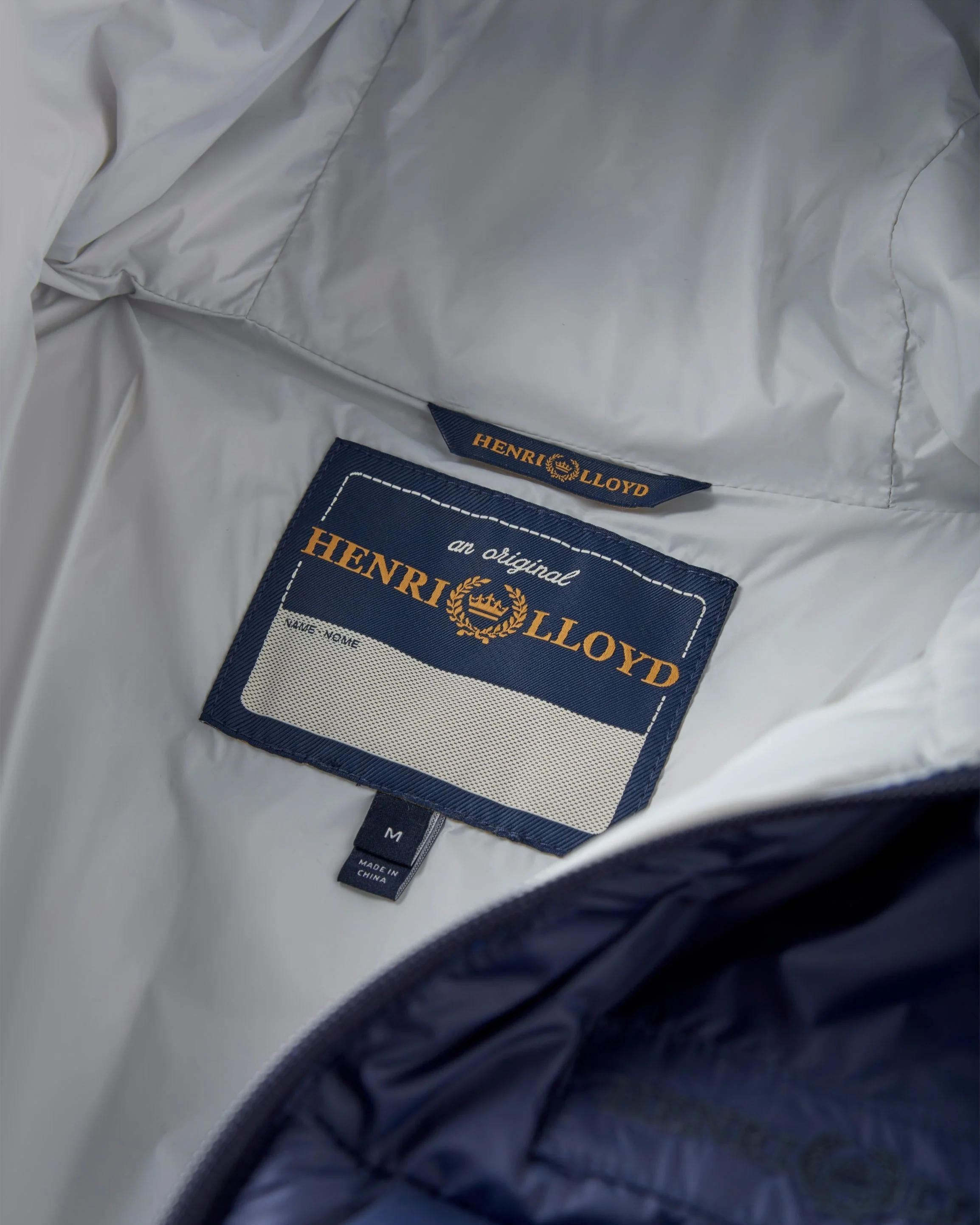 Bergen Hooded Jacket - Navy/Off White - Image 10