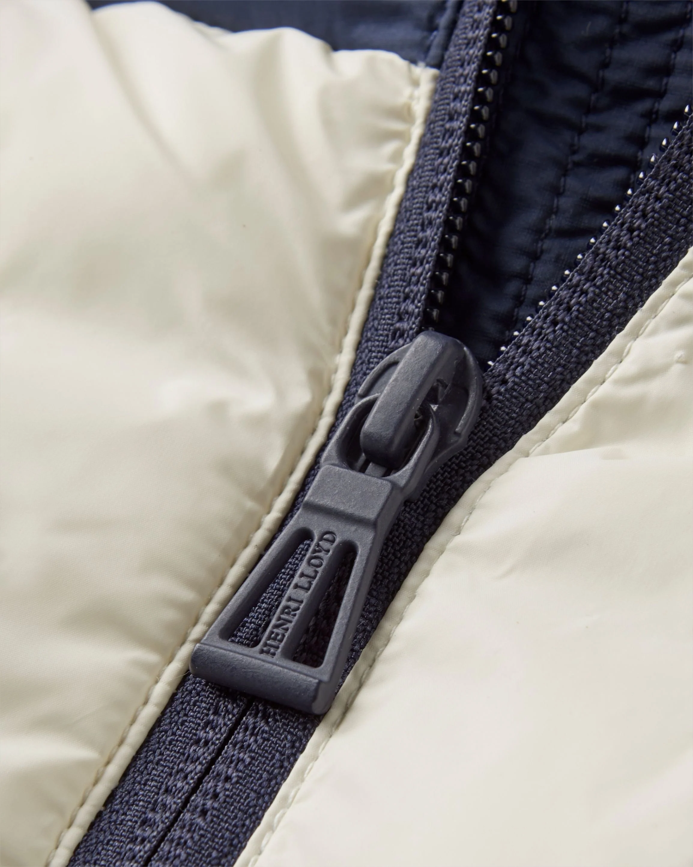 Bergen Hooded Jacket - Navy/Off White - Image 13