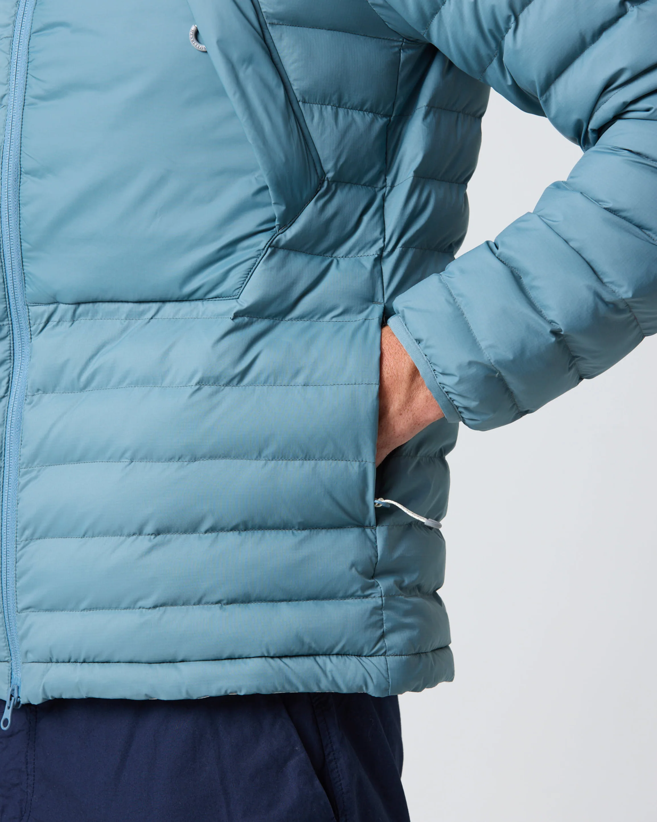 Bergen Hooded Jacket - Sea Spray Blue - Image 5