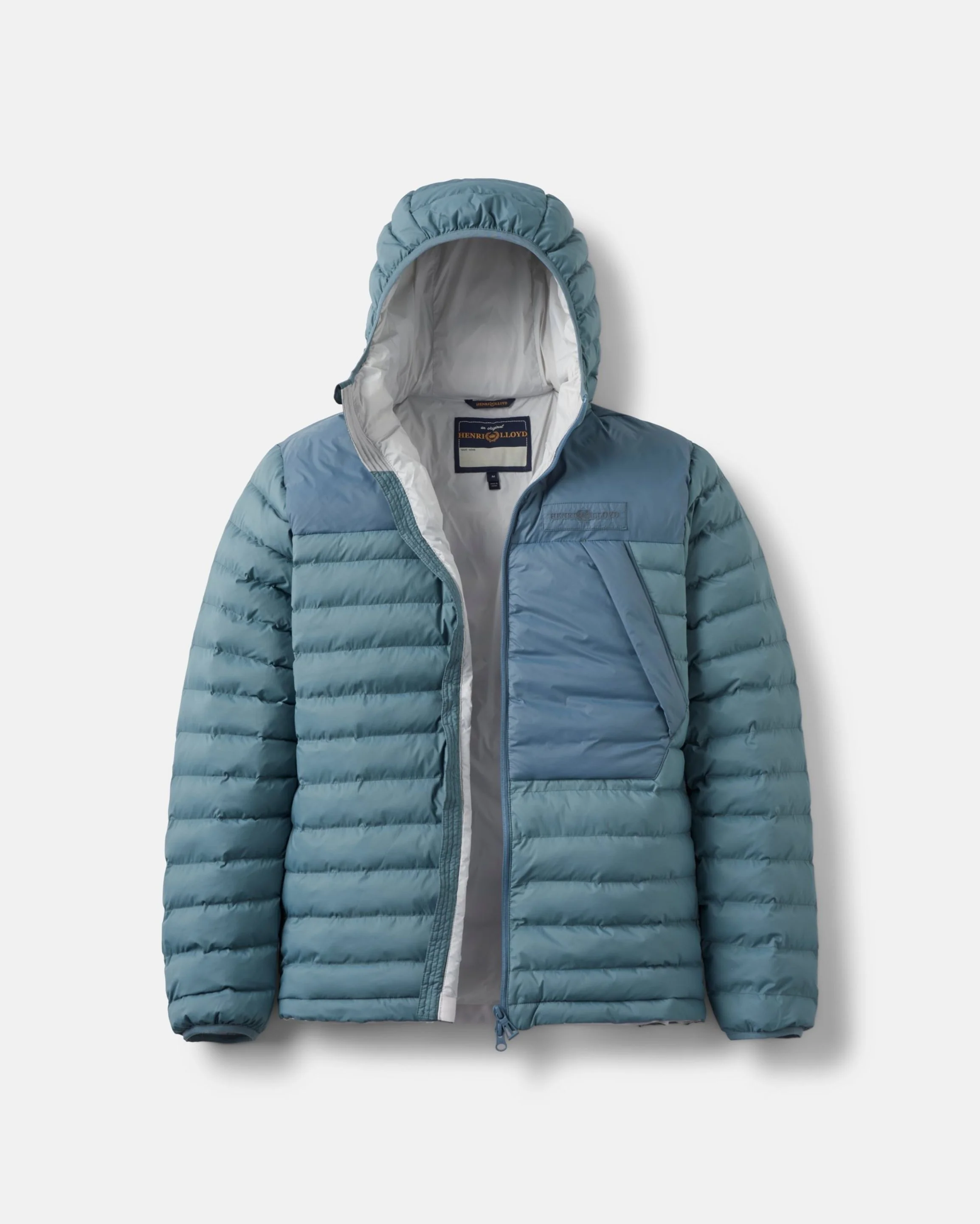 Bergen Hooded Jacket - Sea Spray Blue - Image 8