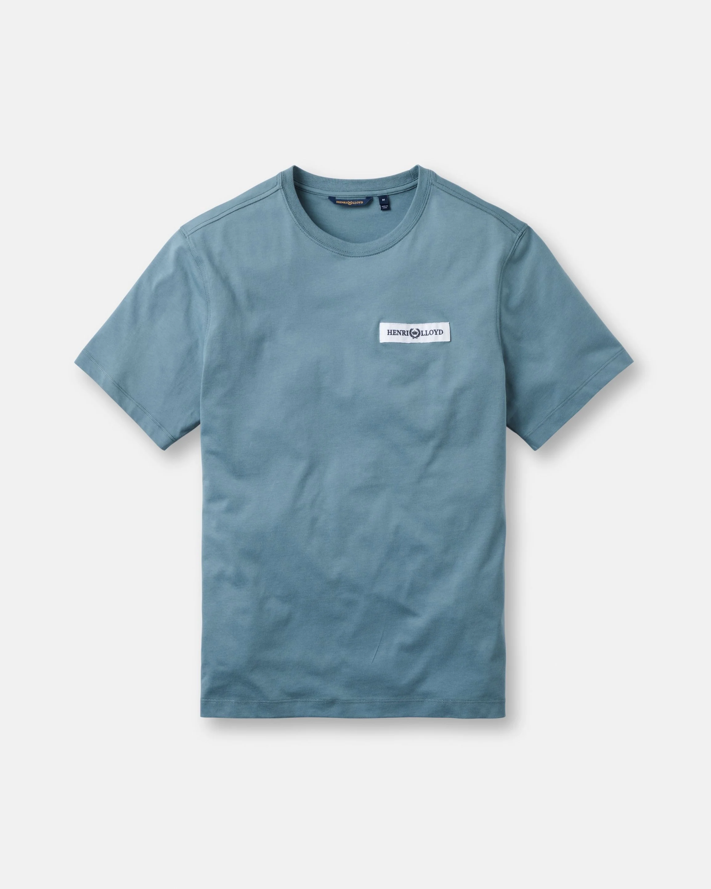 Calshot T Shirt - Fog Blue - Image 2