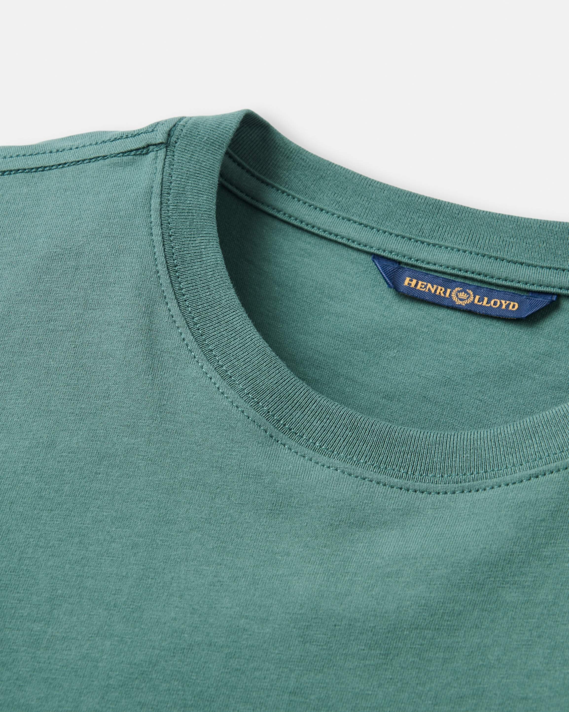 Calshot T Shirt - Lake Green - Image 2