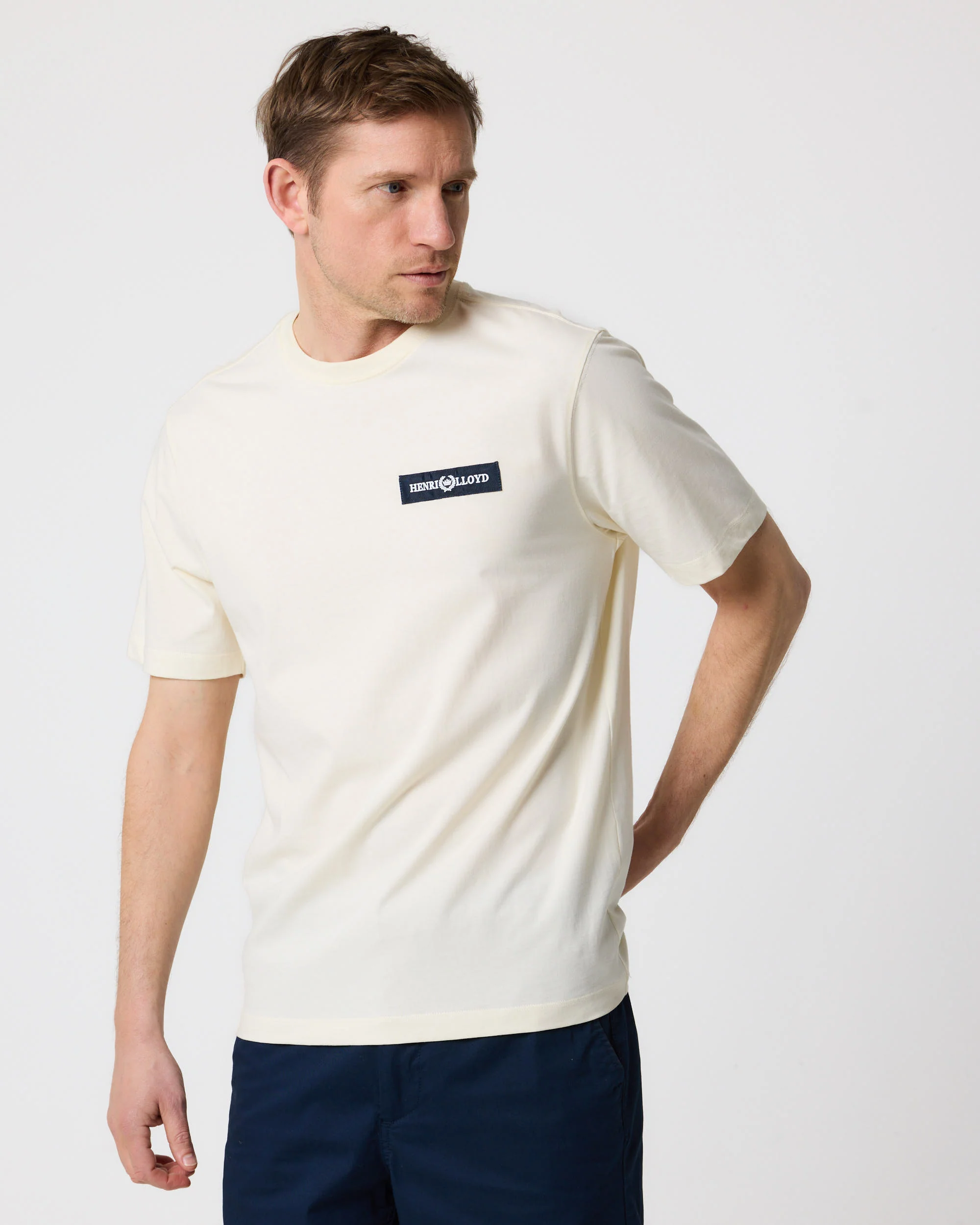 Calshot T Shirt - Off White - Image 7