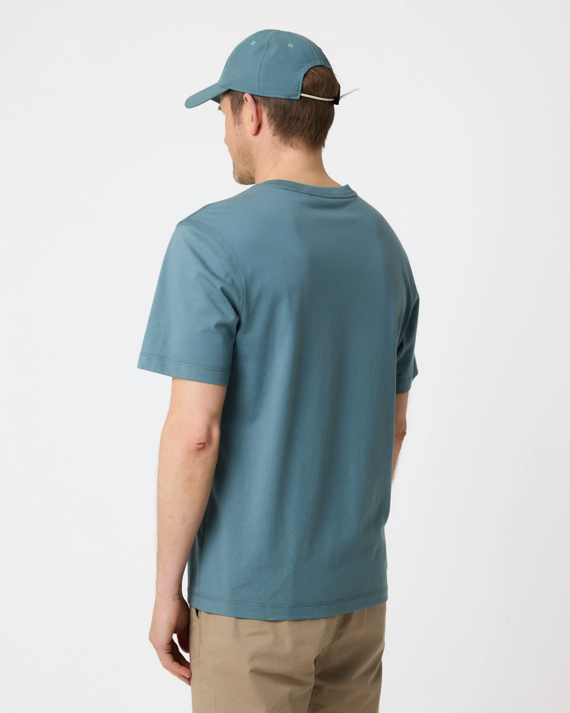 Calshot T Shirt - Sea Spray Blue - Image 6