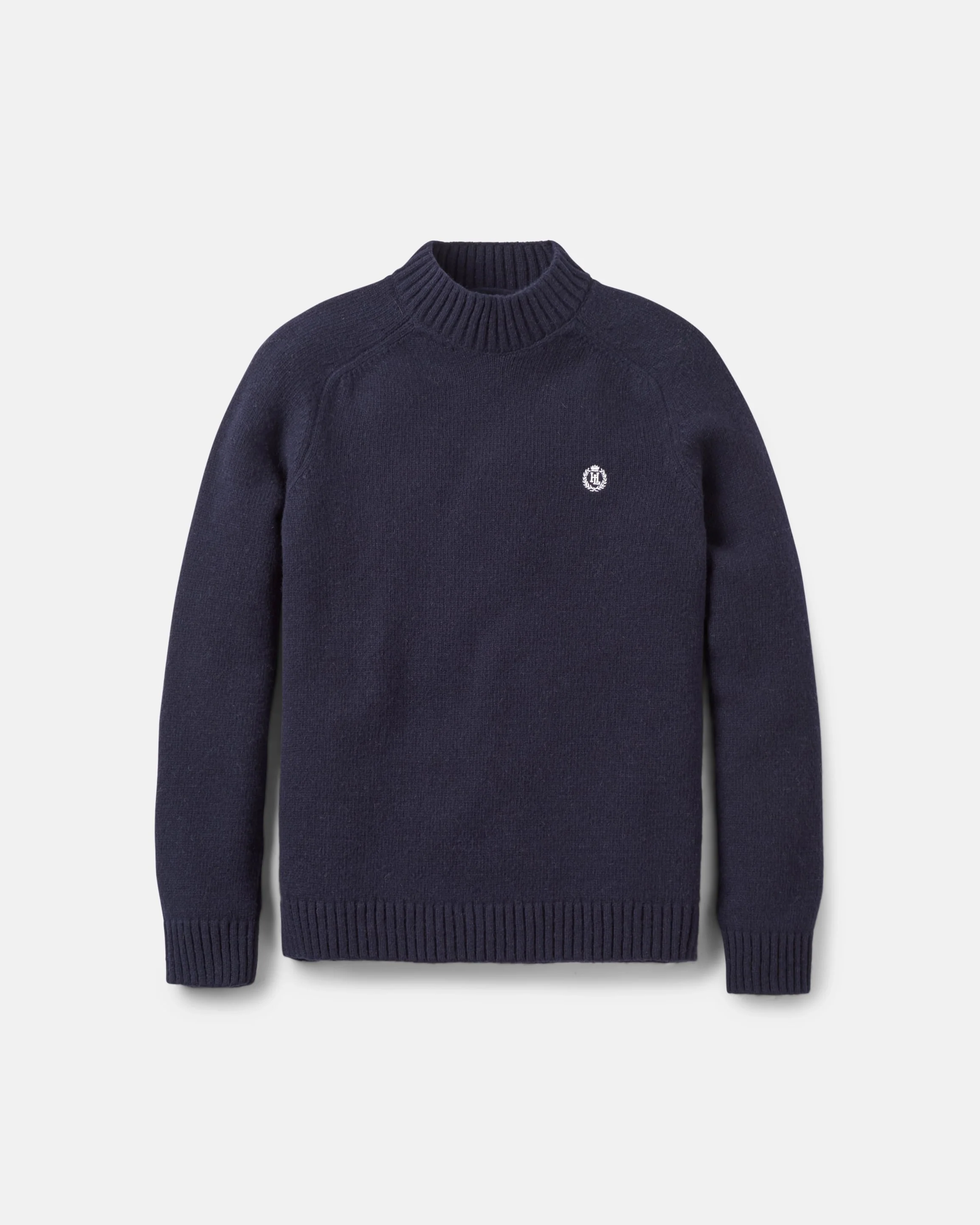 Clew Mock Neck Jumper - Dark Navy
