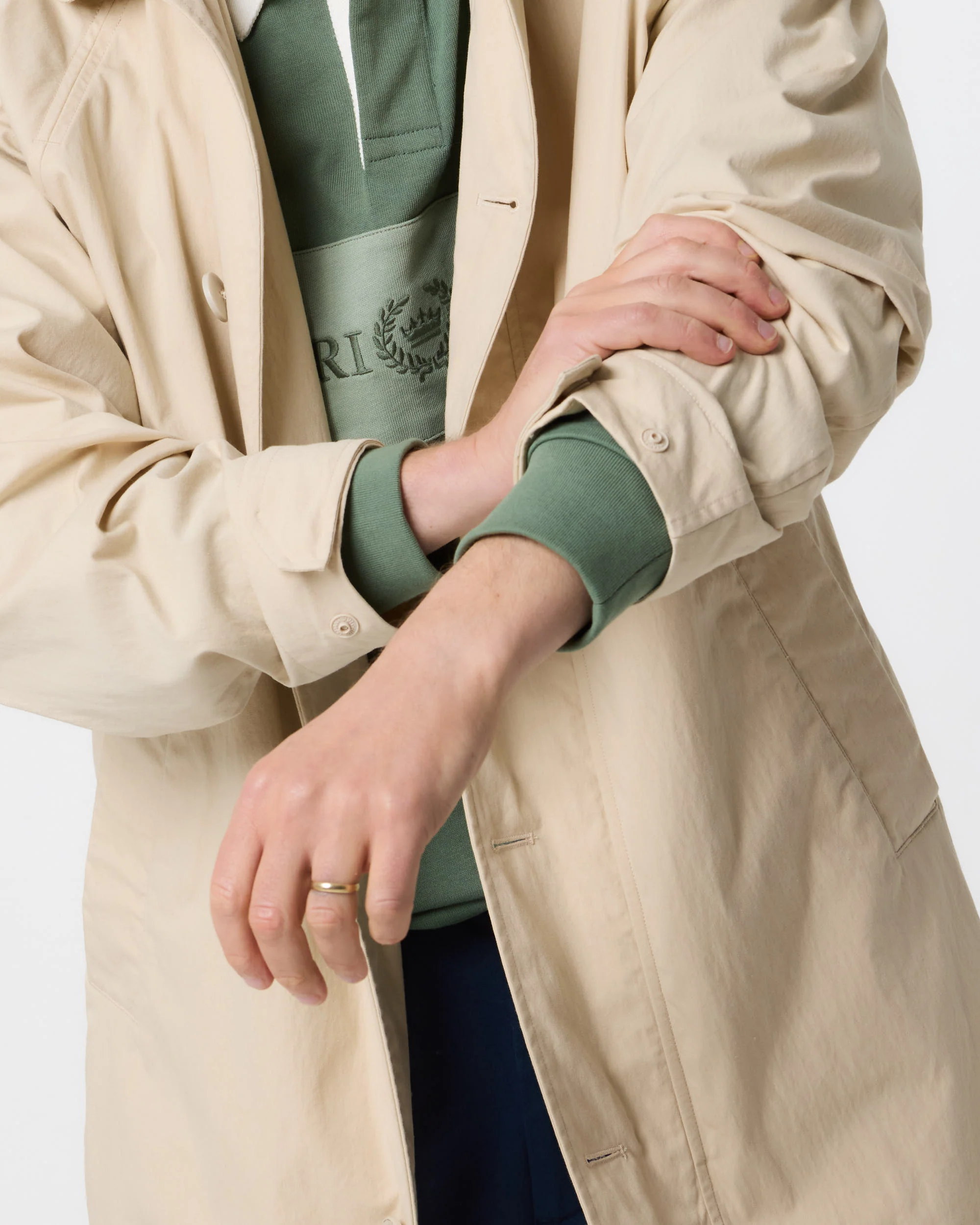 Consort Shore Jacket - Oyster Beige - Image 4