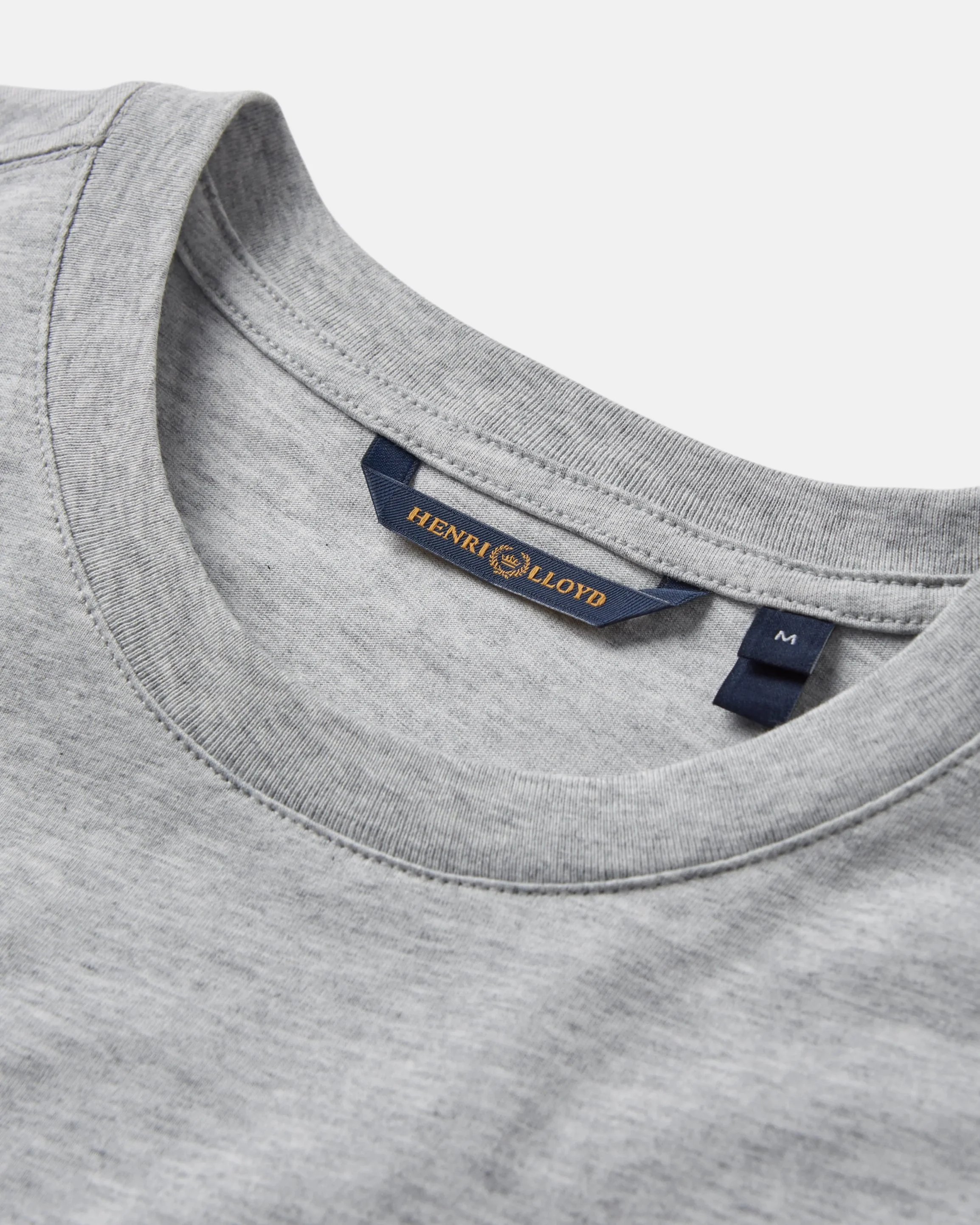Cowes T-Shirt 2-Pack - Light Grey Melange / Sky Blue - Image 6