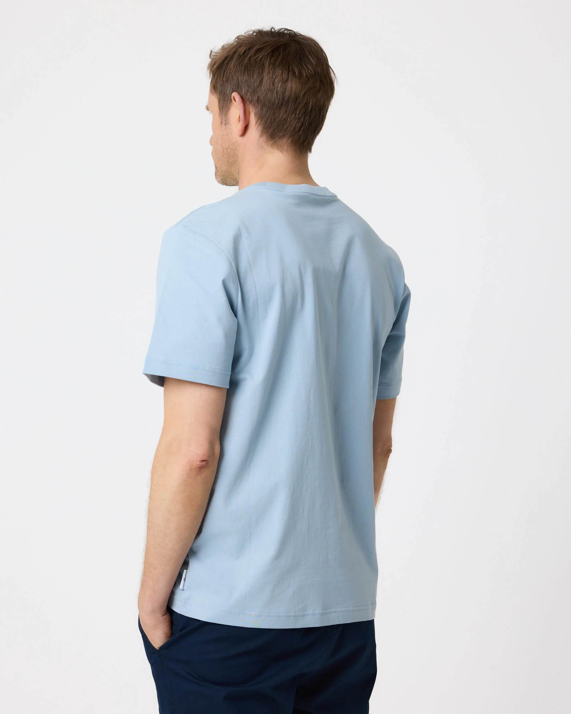 Cowes T Shirt - Fog Blue - Image 6