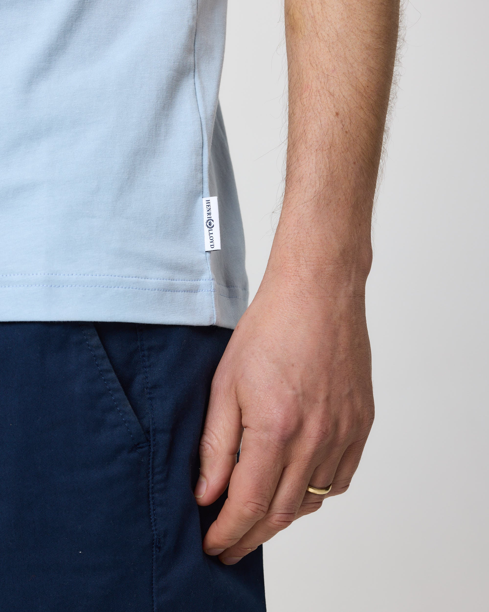Cowes T Shirt - Fog Blue - Image 7