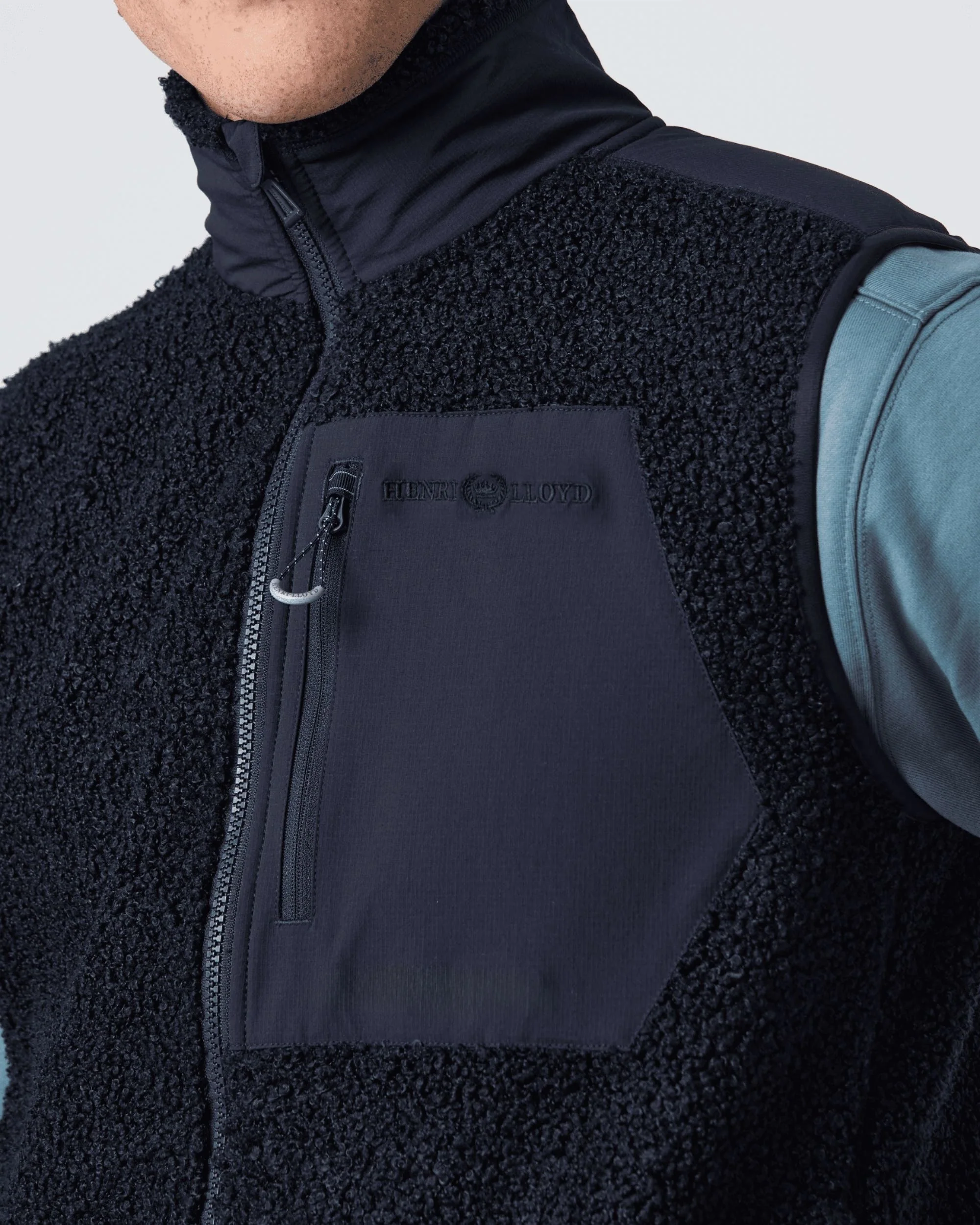 Craster Fleece Gilet - Dark Navy - Image 4