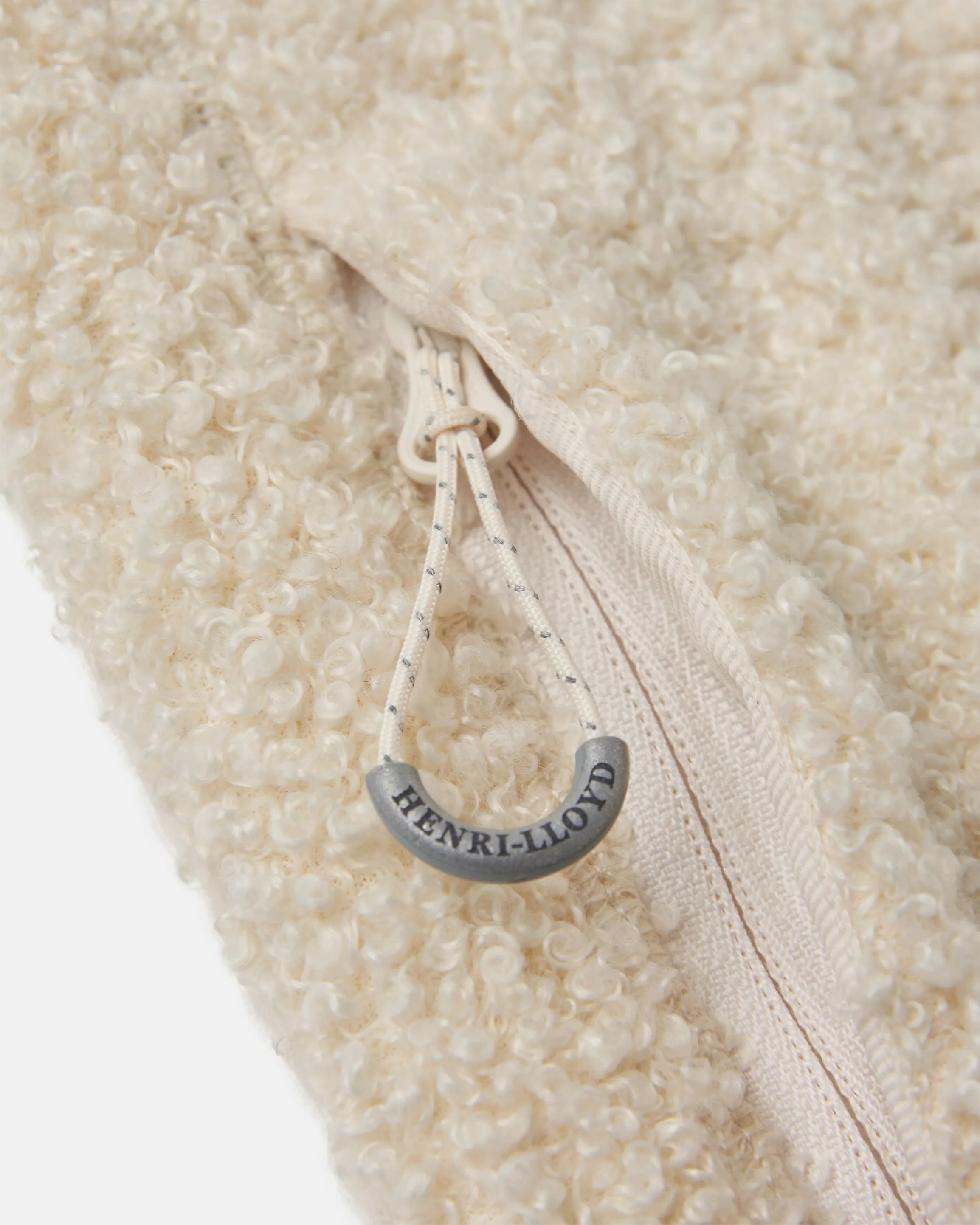Craster Fleece Gilet - Off White/Kelp - Image 7