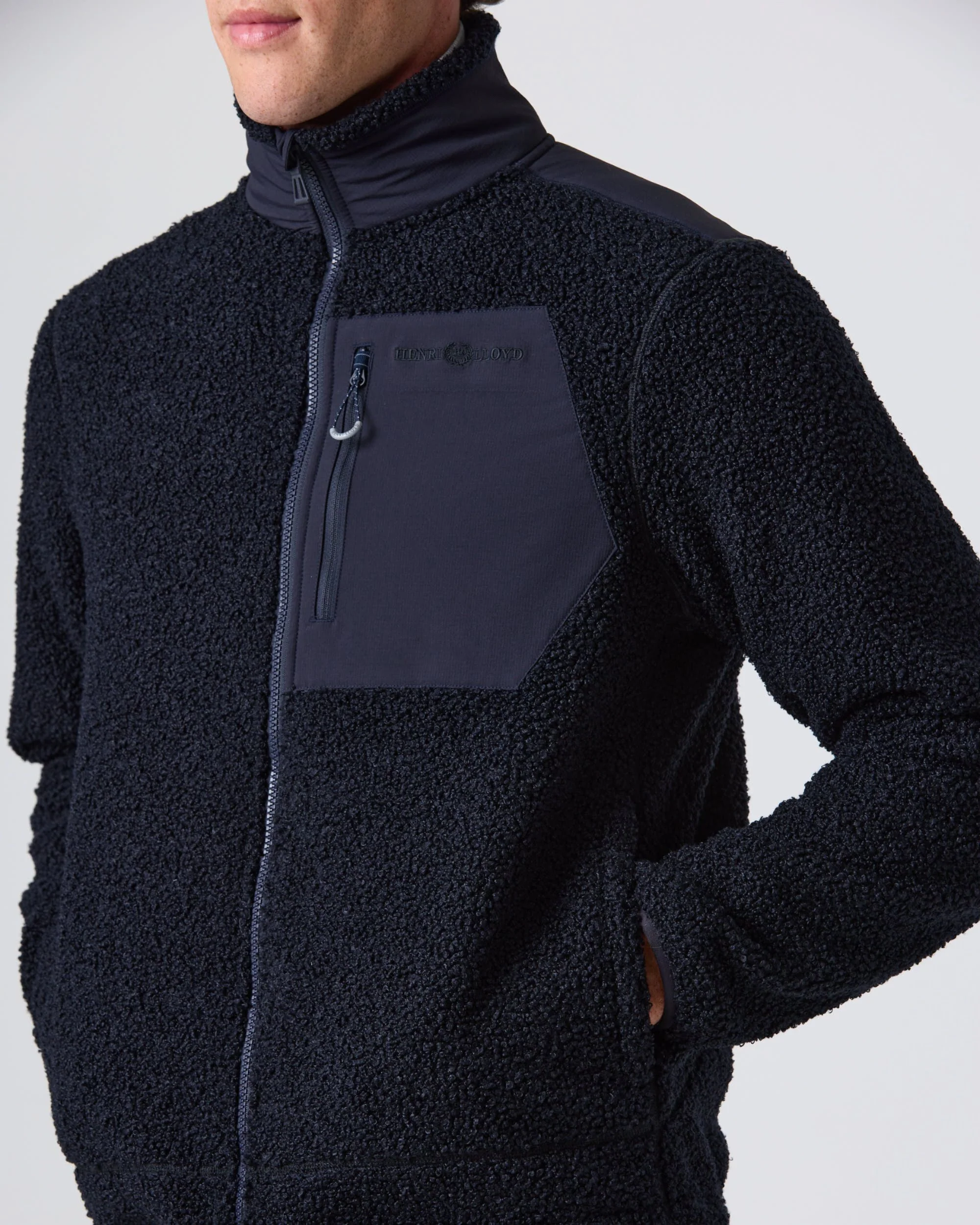 Craster Zip Fleece - Dark Navy - Image 4