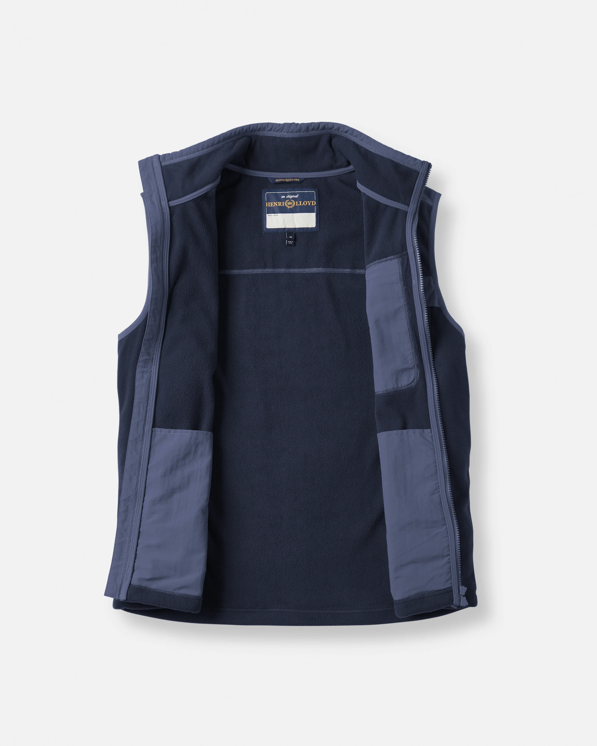 Crew Fleece Vest - Navy Blue - Image 3