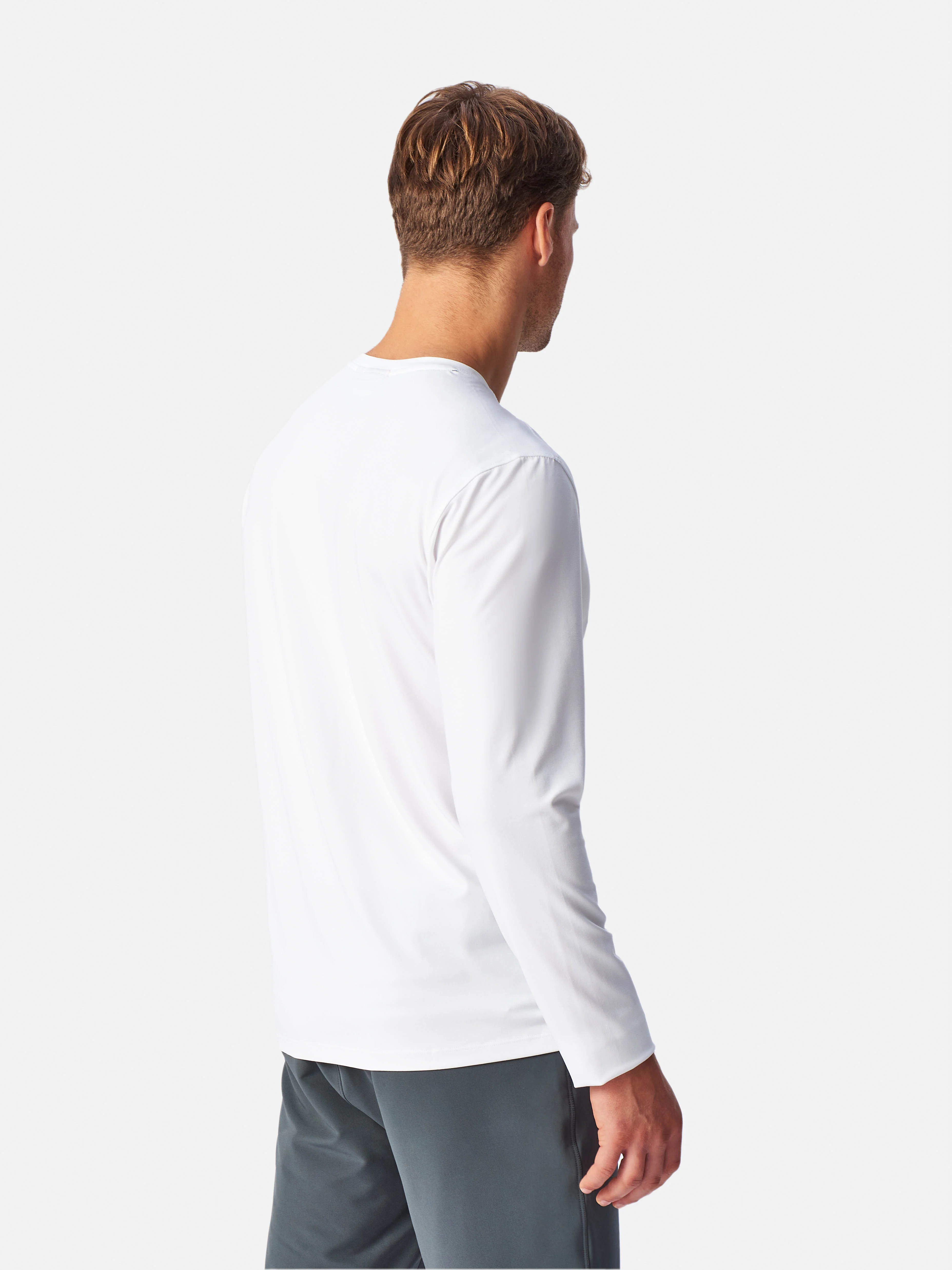 Dri-Fast Long Sleeve Tee - White - Image 5