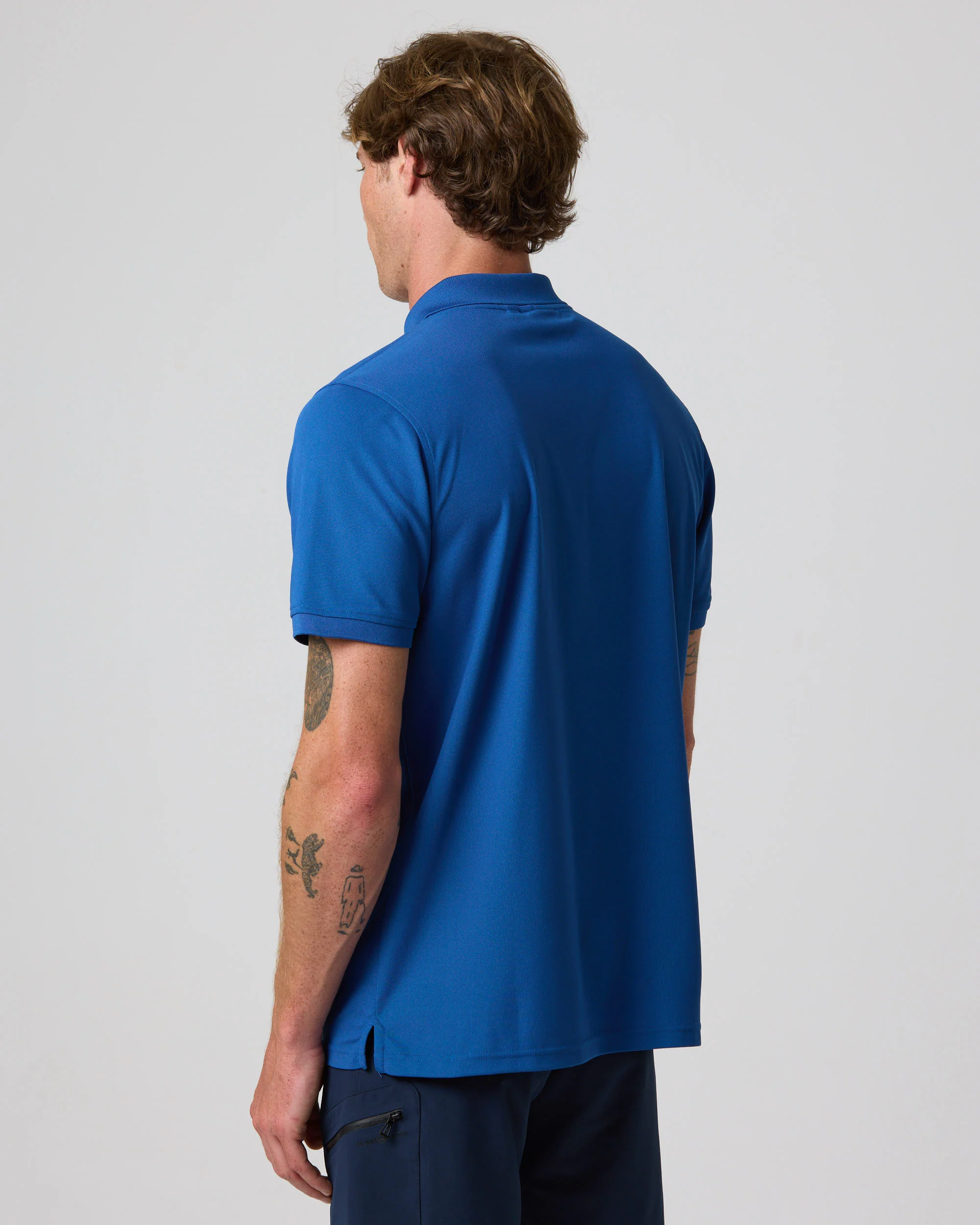 Dri-Fast Polo - Cygnet Blue - Image 9