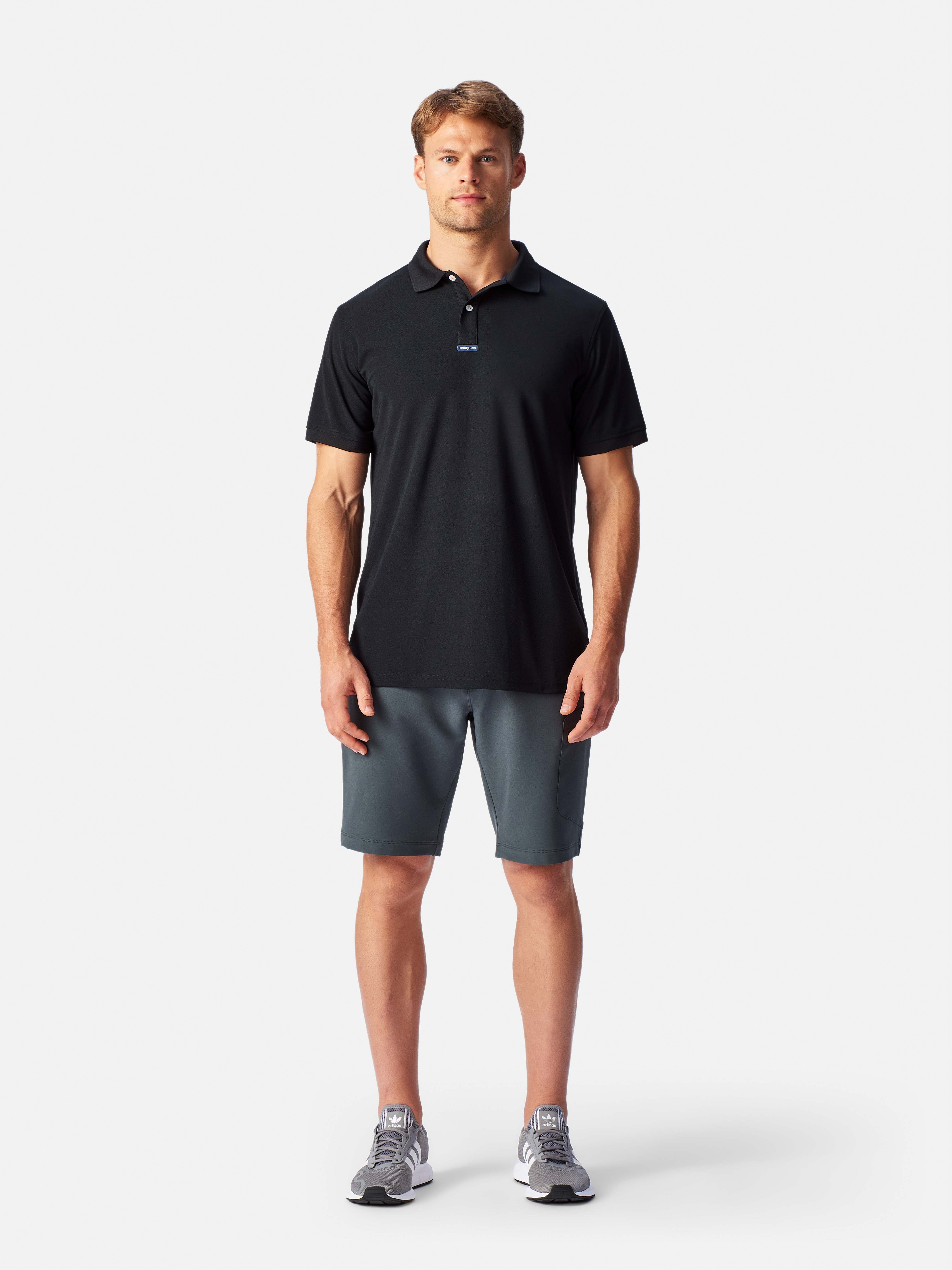 Dri-Fast Polo - Black - Image 4