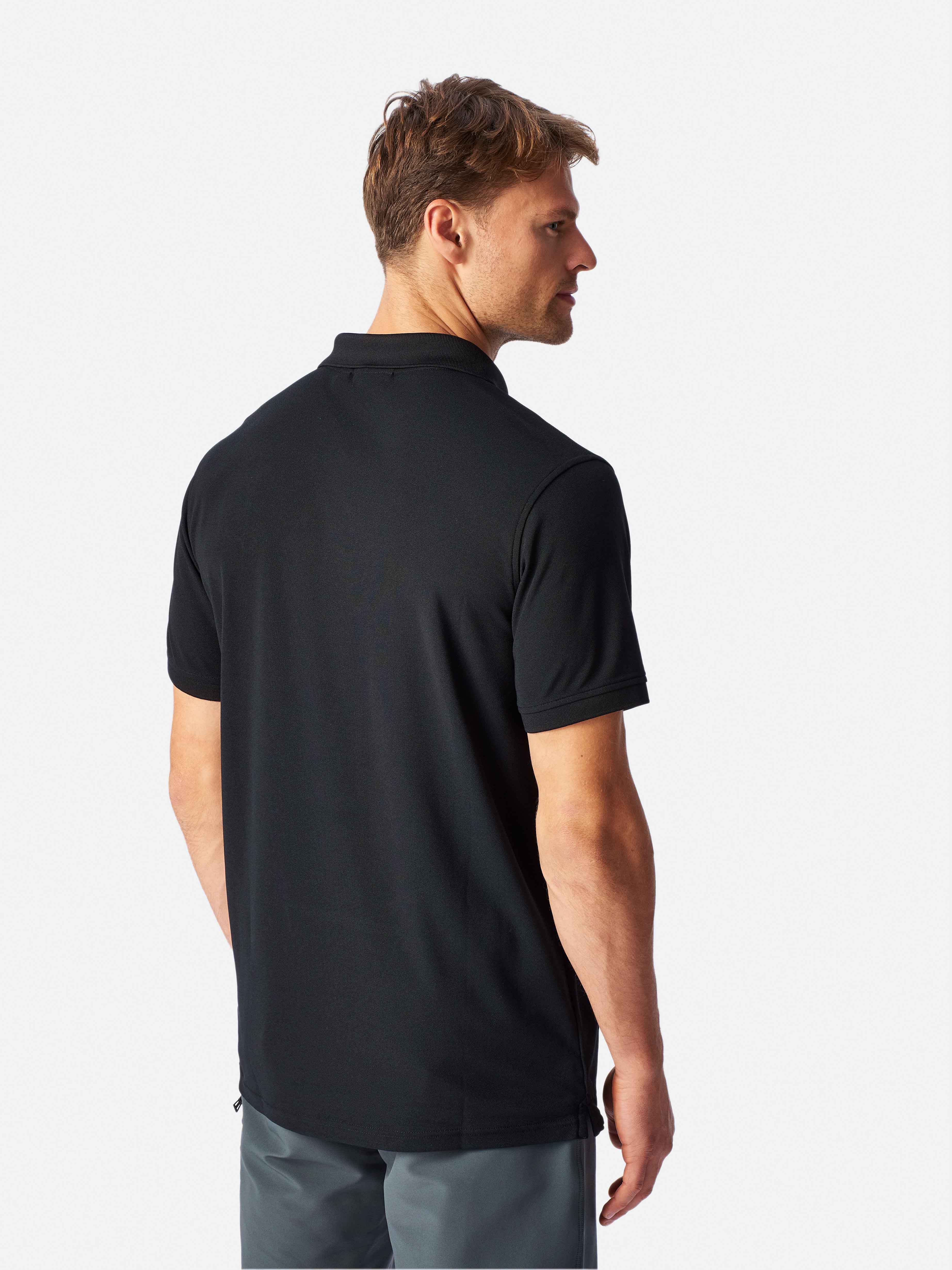 Dri-Fast Polo - Black - Image 5