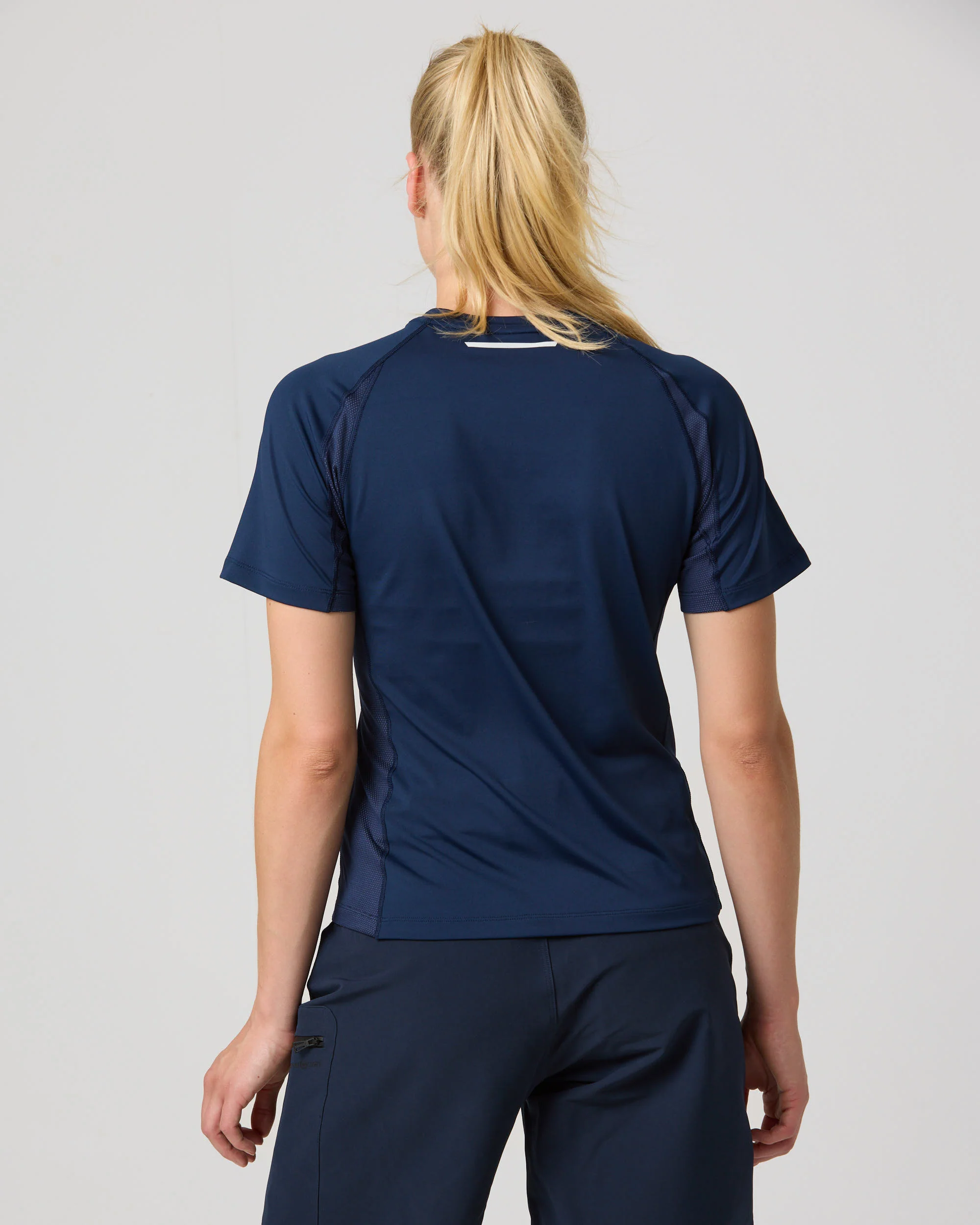 Women's Dynamic Dri Fast Tee - Navy Blue - Image 8