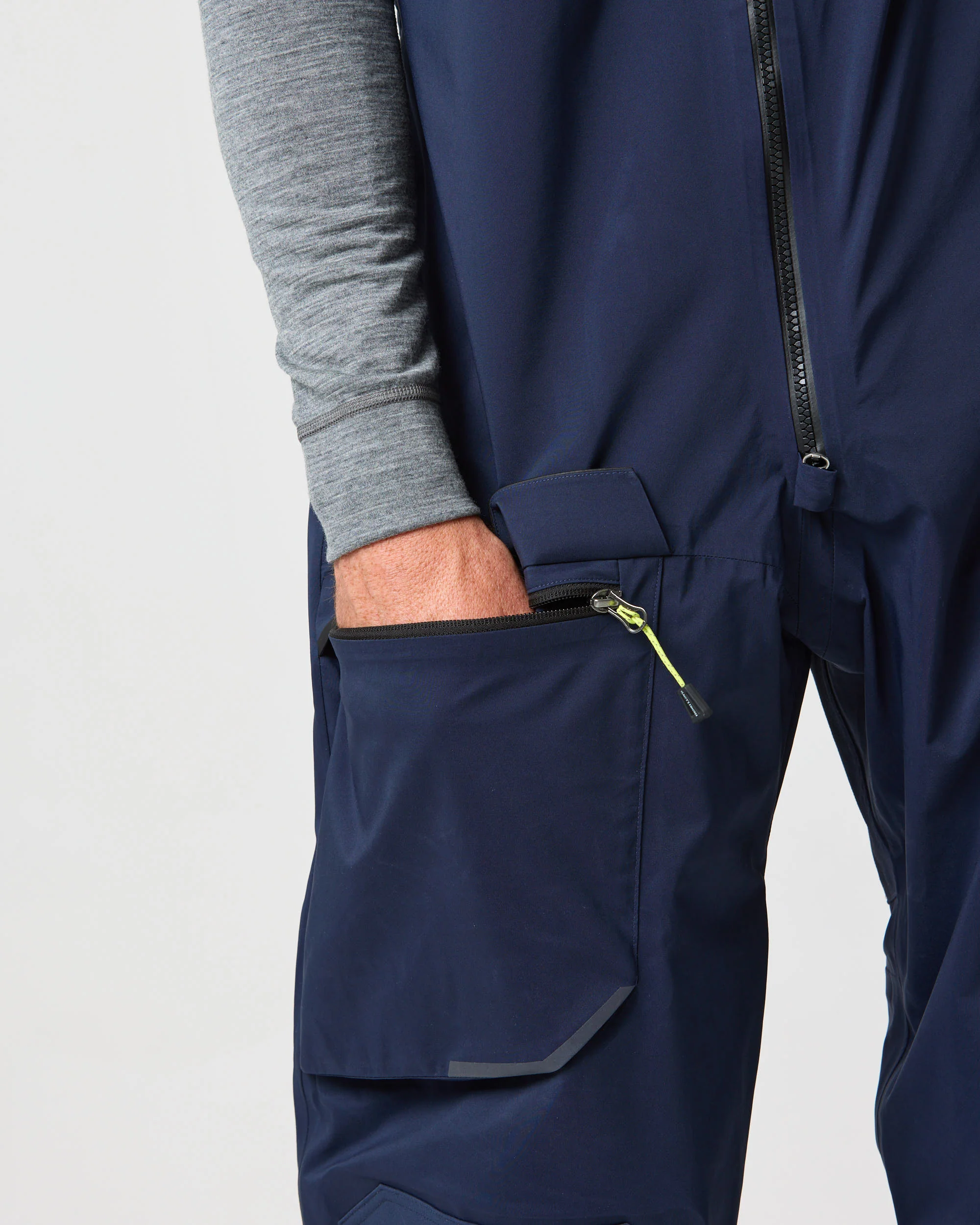 Men's Dynamic Salopettes - Navy Blue - Image 11