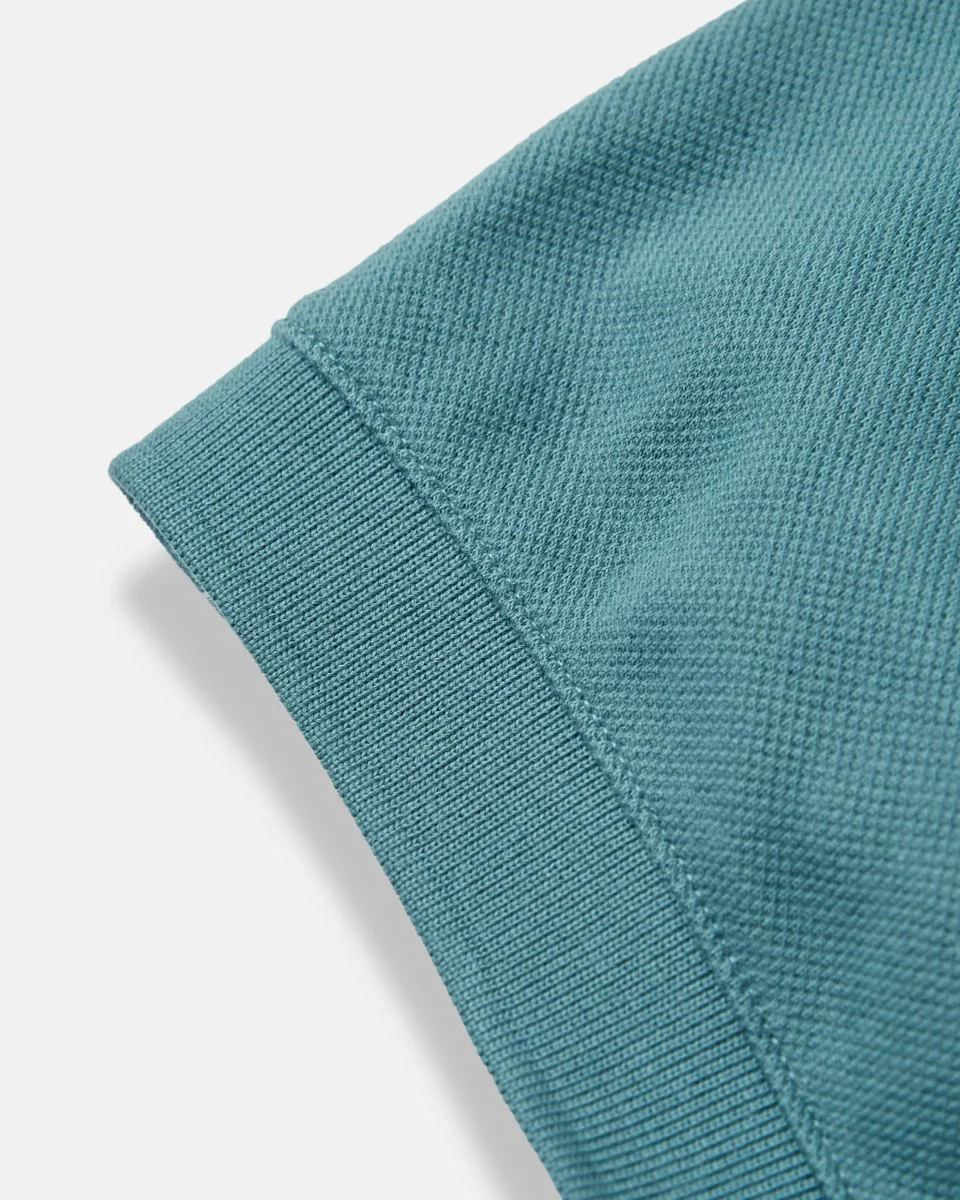 Falmouth Polo - Washed Teal - Image 3