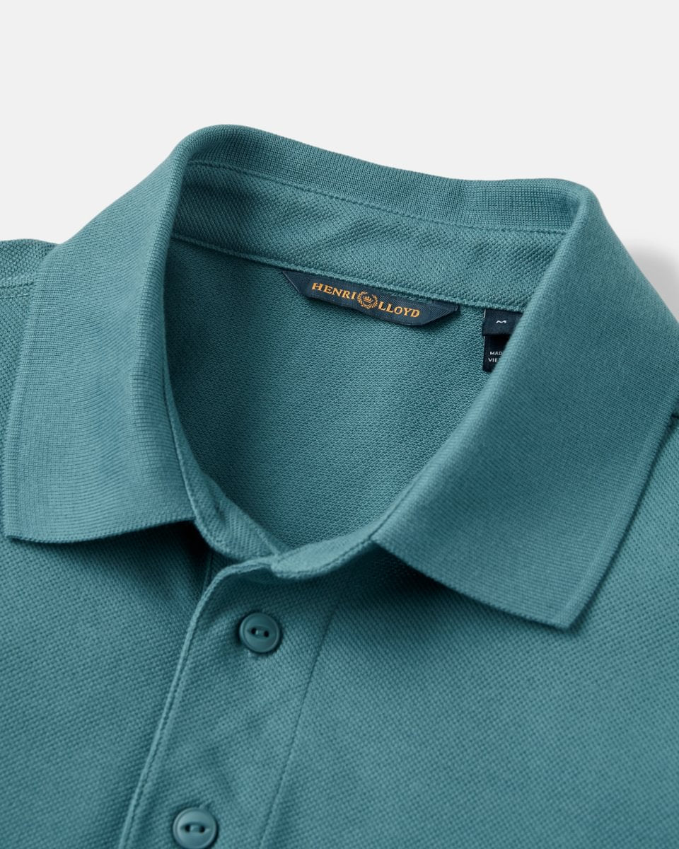 Falmouth Polo - Washed Teal - Image 4