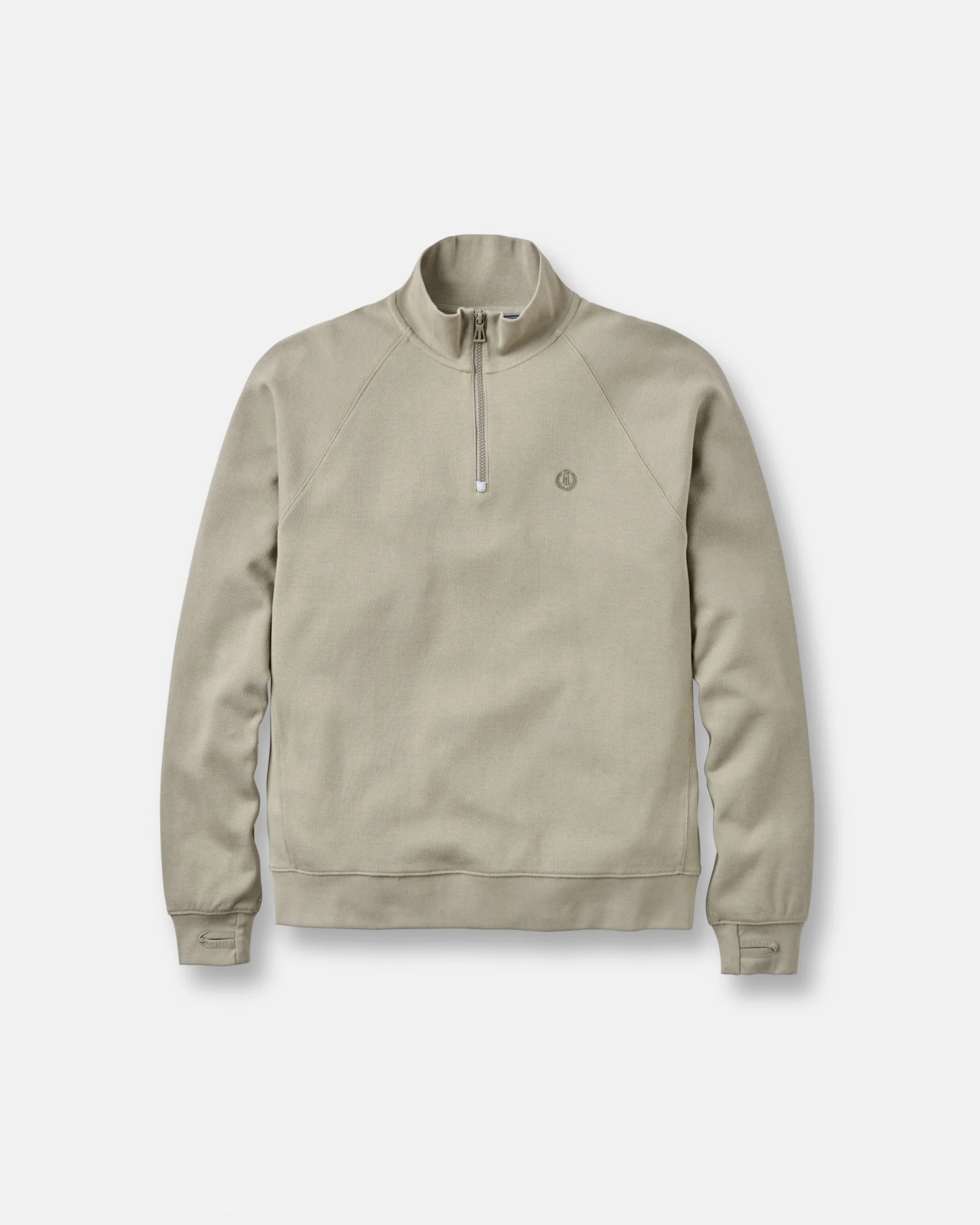 Hayle 1/4 Zip Sweat - Kelp - Image 2