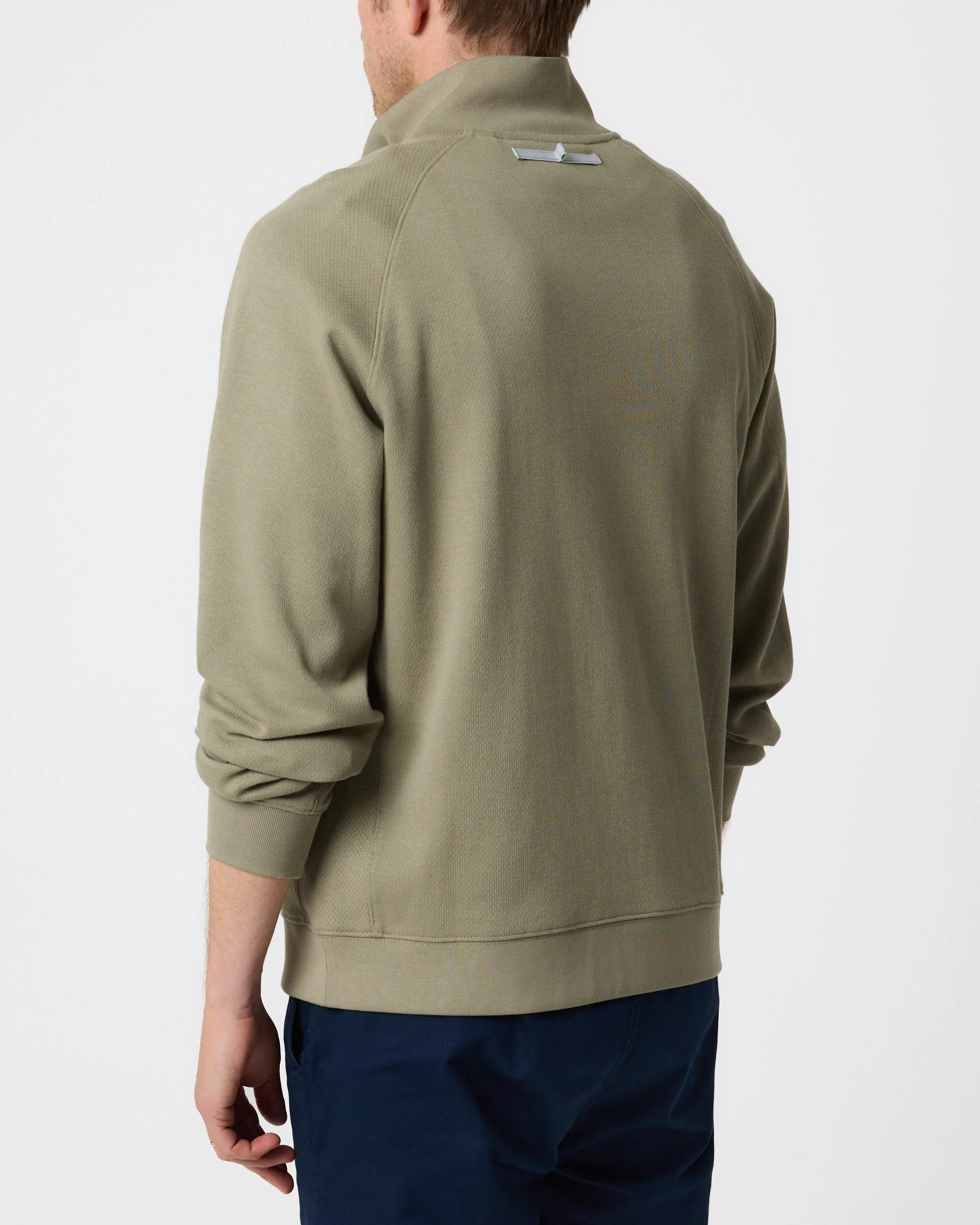 Hayle 1/4 Zip Sweat - Kelp - Image 6