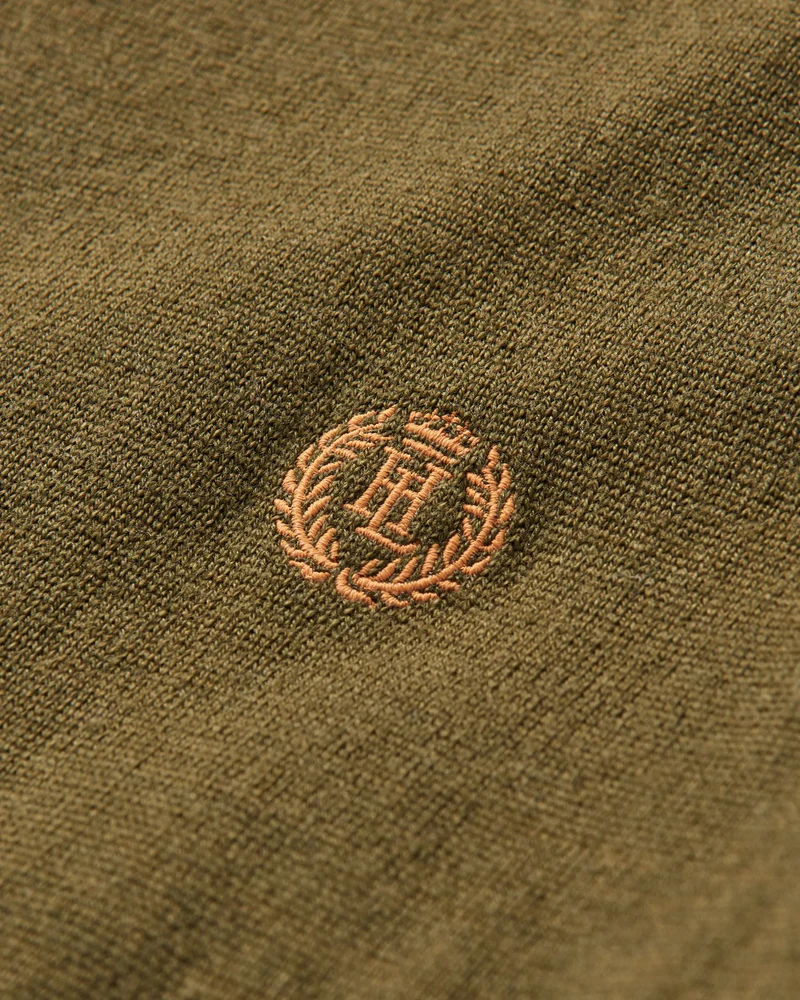 Henri Crew Knit - Light Olive - Image 3