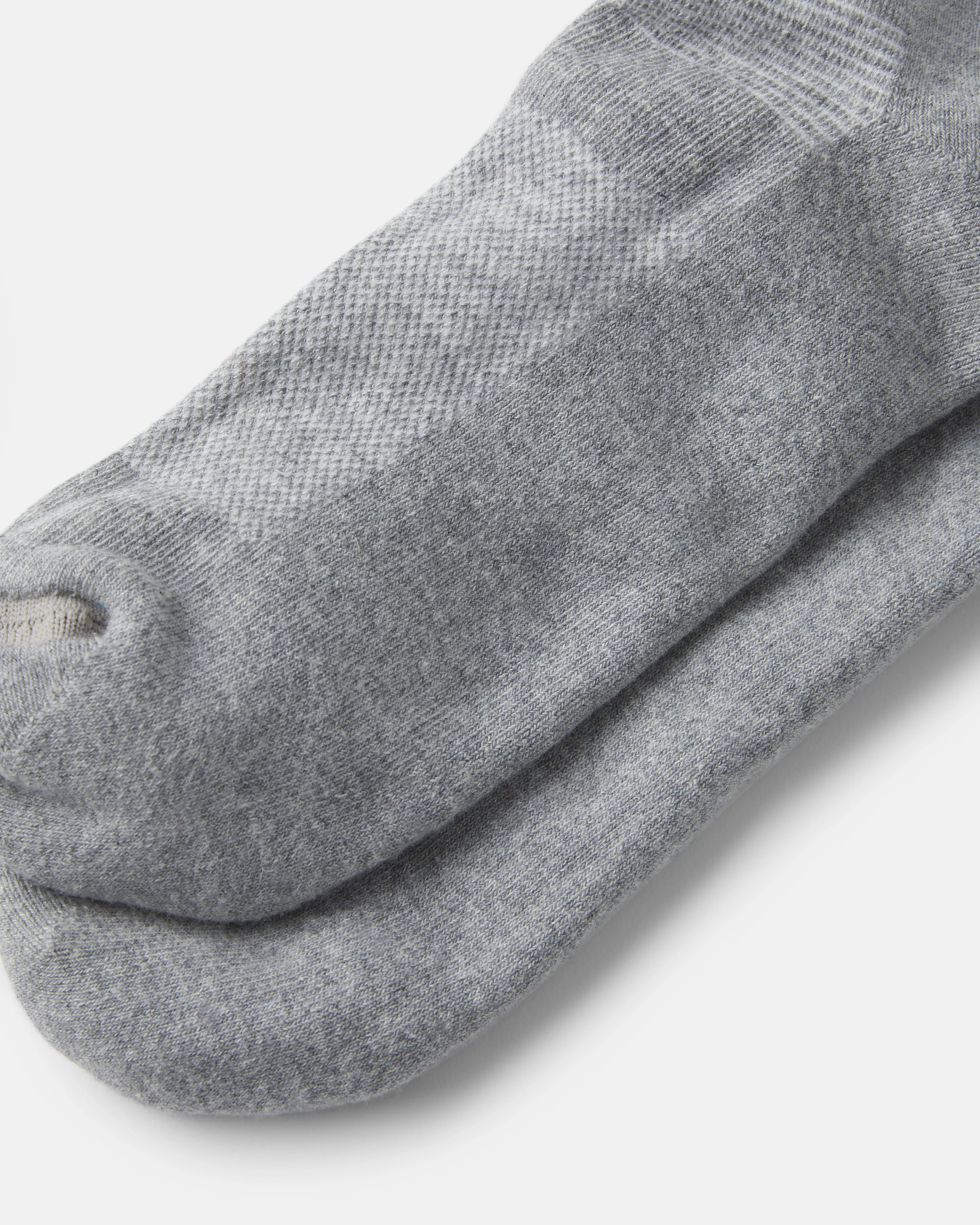 Keel Cotton Sock - Grey Marl - Image 2