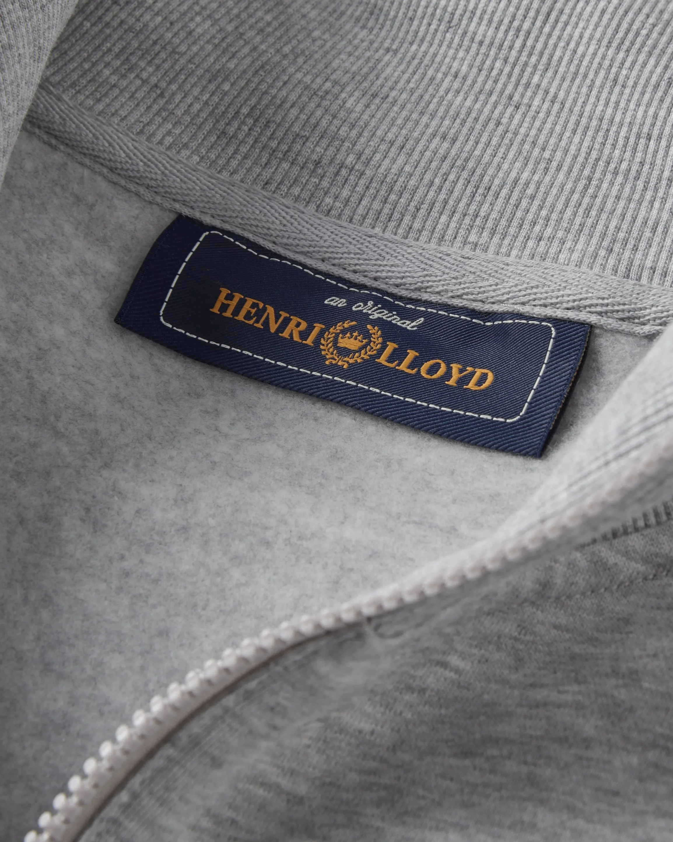 Kinsale Quarter Zip Sweat - Light Grey Melange - Image 6