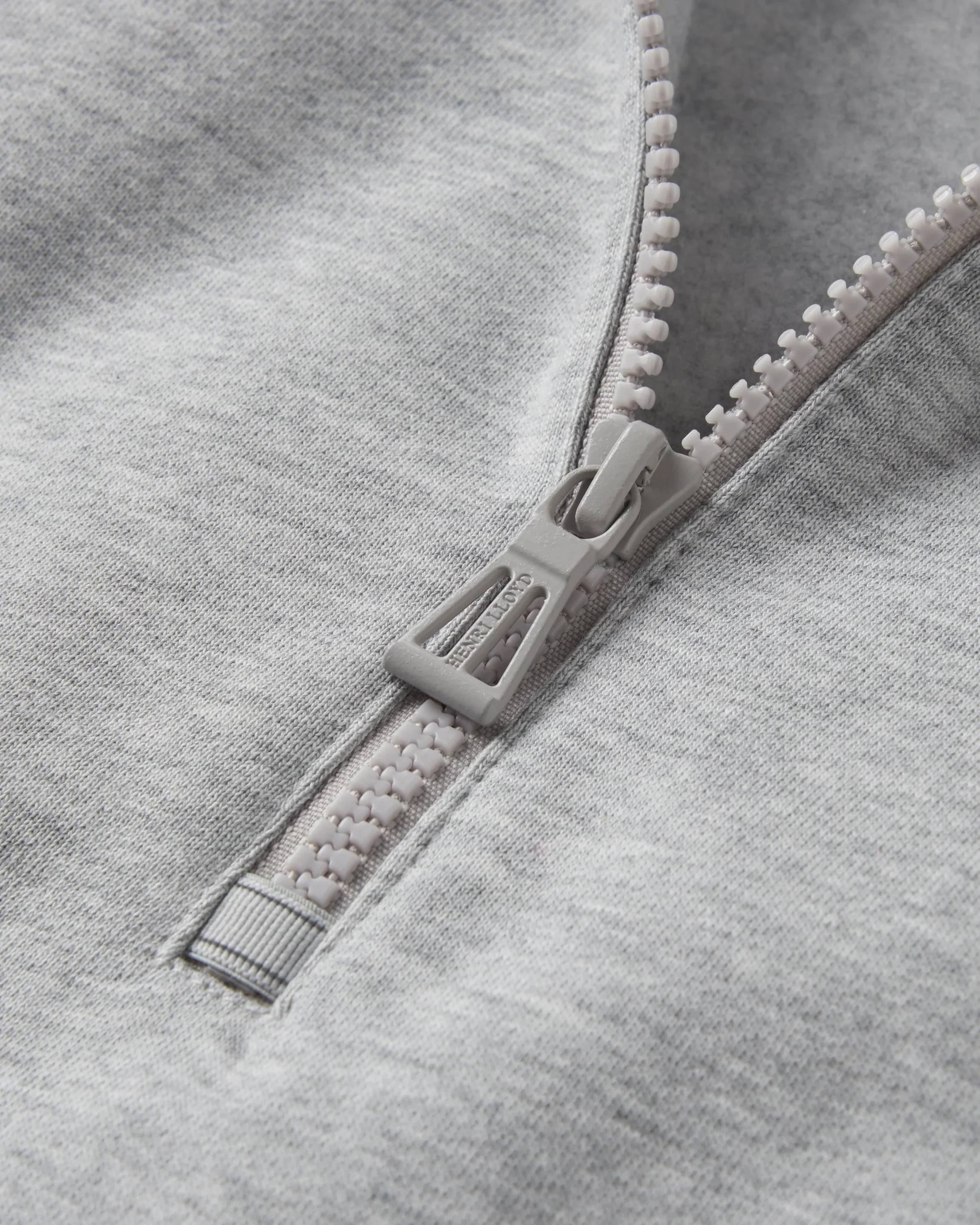 Kinsale Quarter Zip Sweat - Light Grey Melange - Image 9