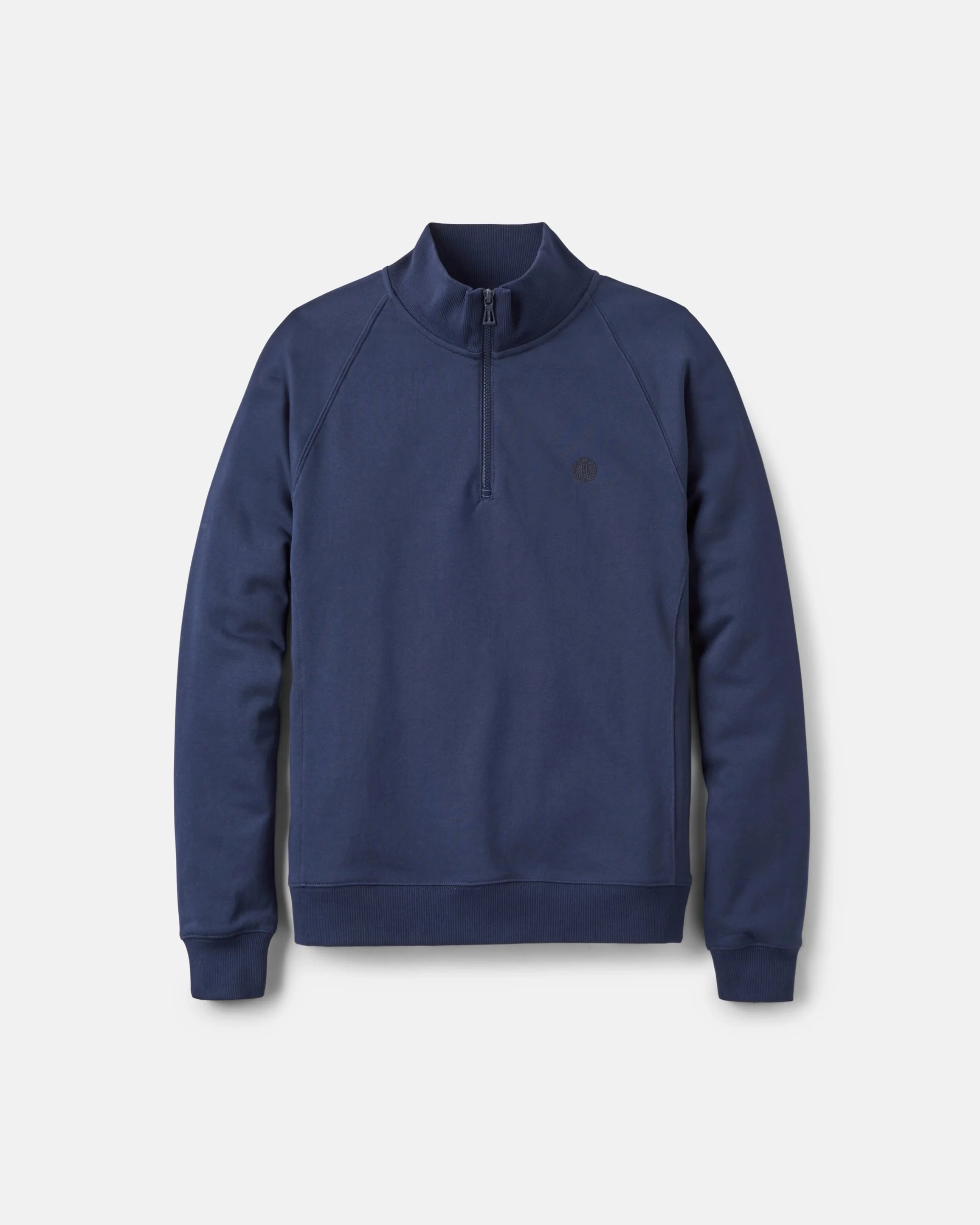 Kinsale Quarter Zip Sweat - Navy Blue - Image 2