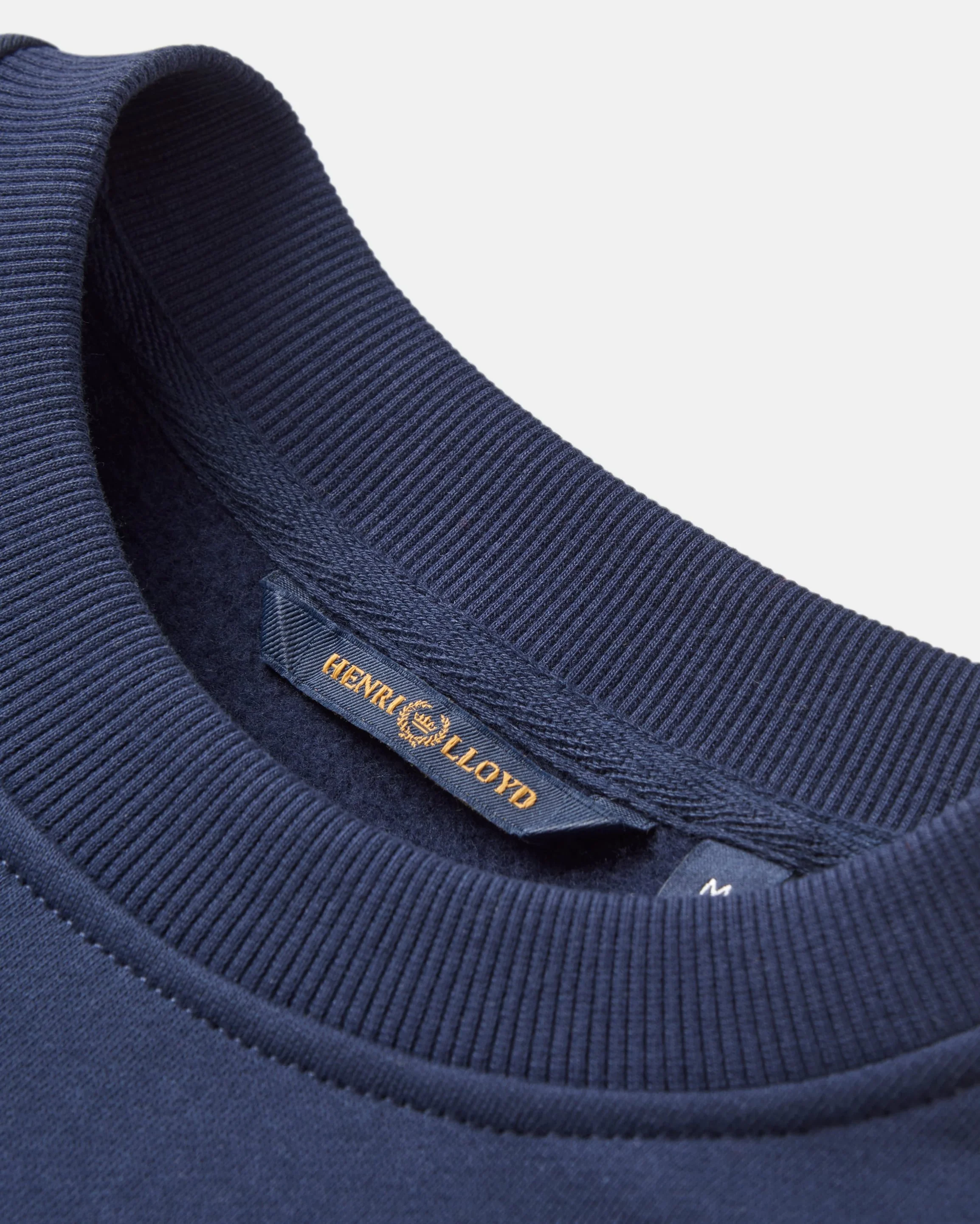 Lytham Crew Neck Sweat - Navy Blue - Image 4