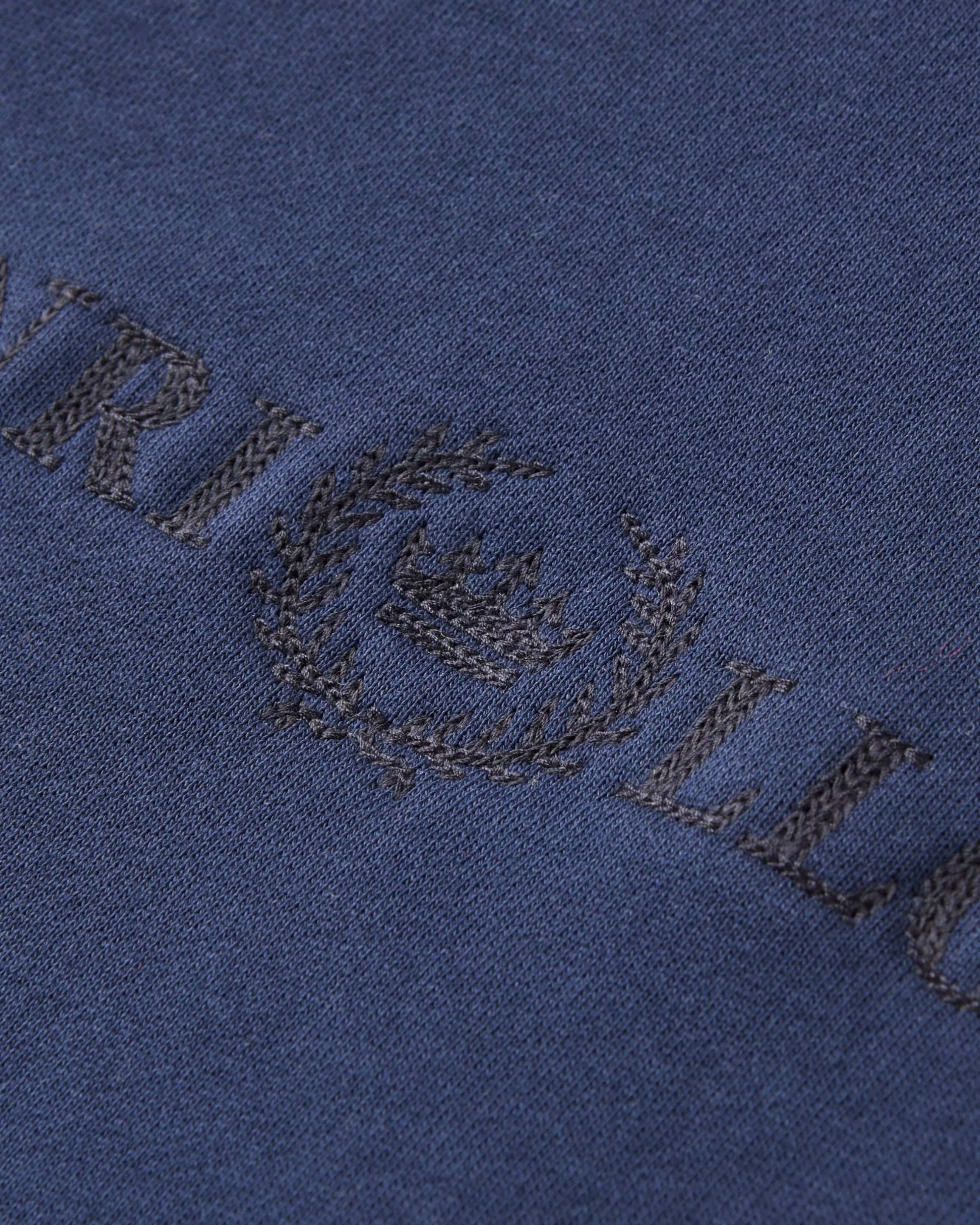 Lytham Crew Neck Sweat - Navy Blue - Image 5