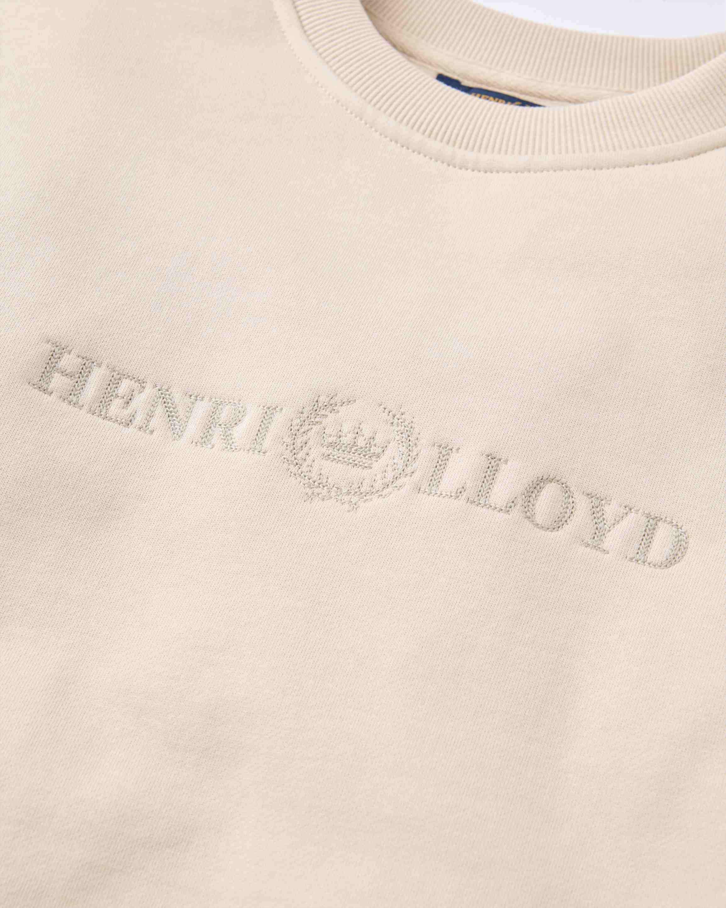 Lytham Crew Neck Sweat - Oyster Beige - Image 7