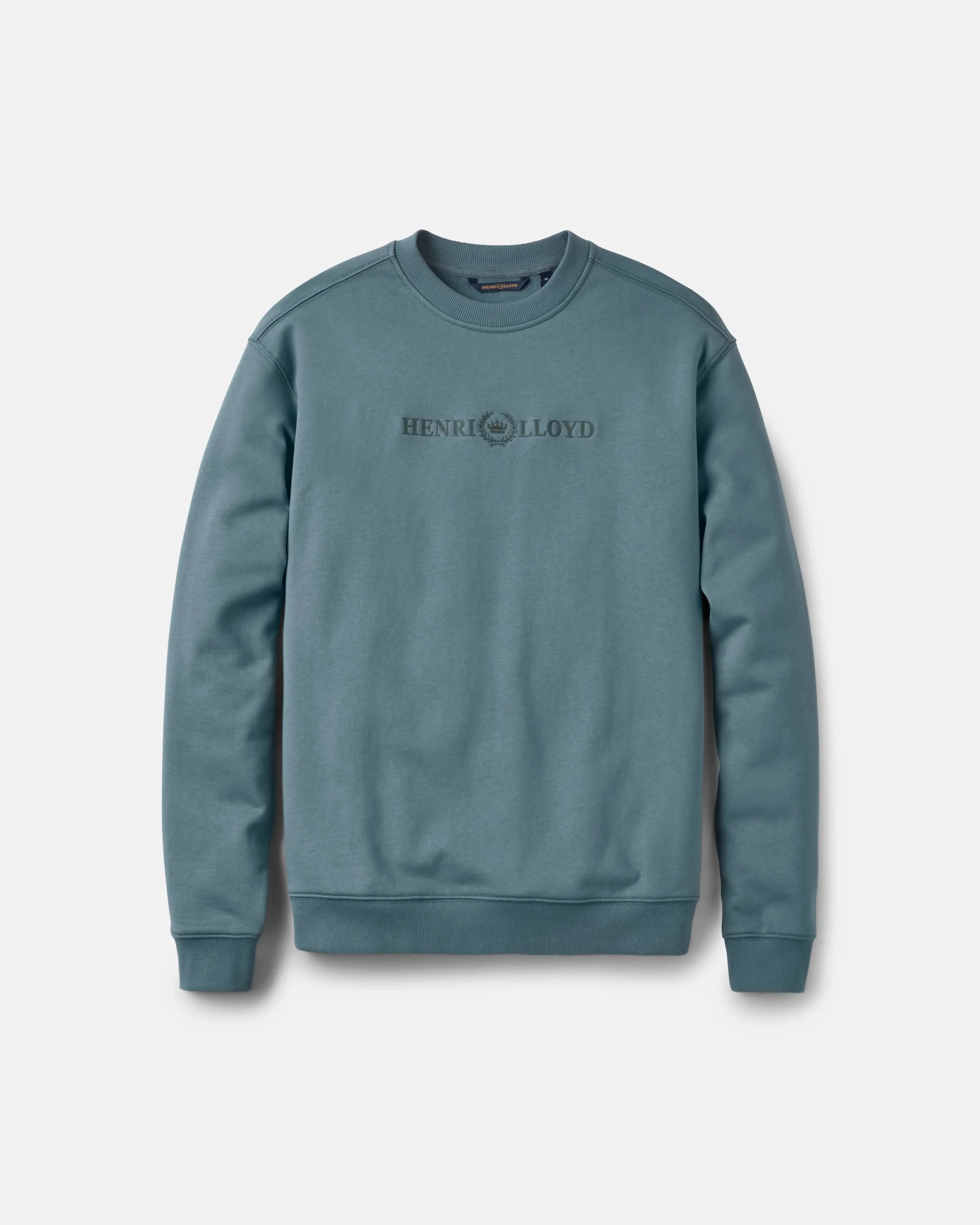 Lytham Crew Neck Sweat - Sea Spray Blue - Image 2