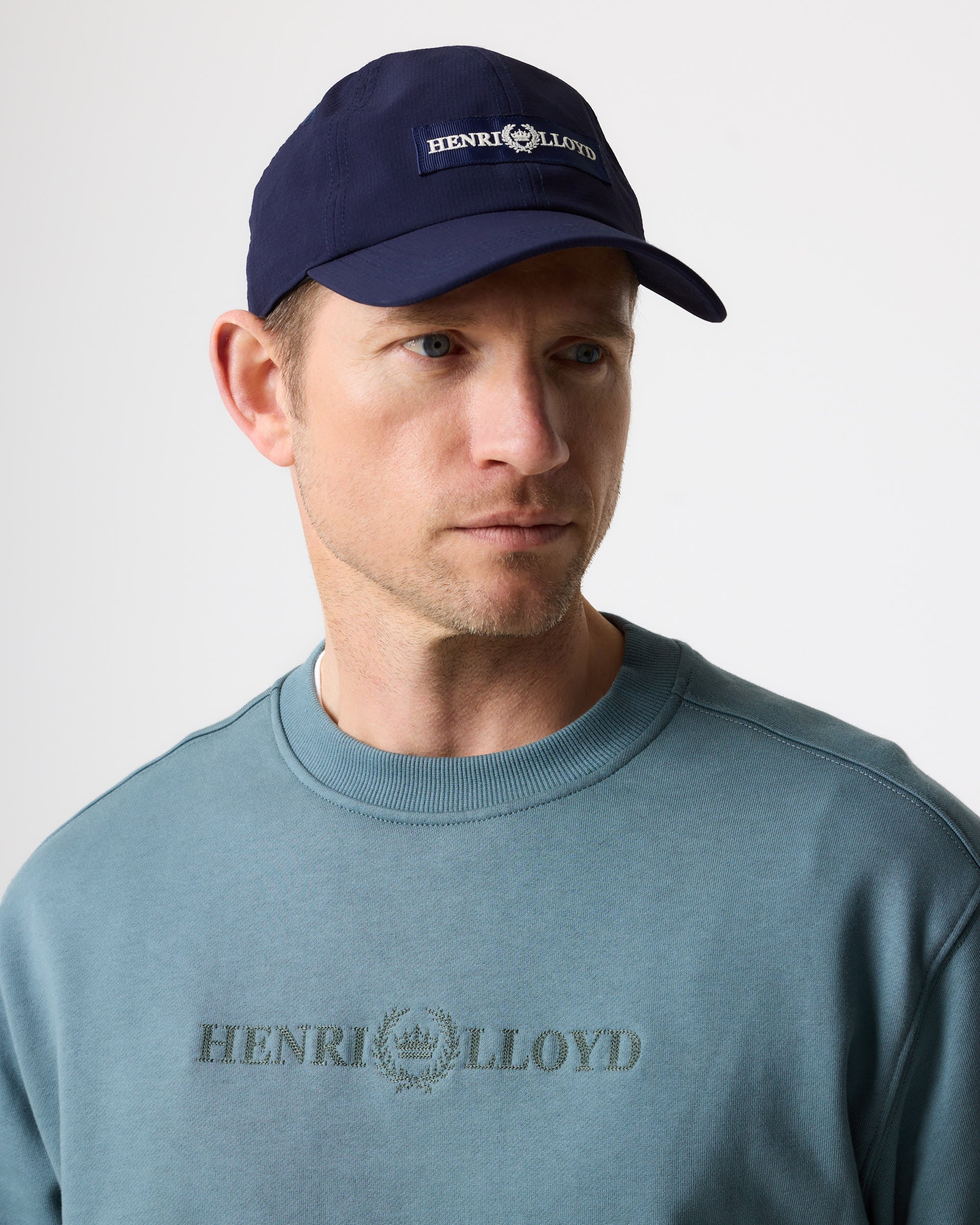 Lytham Crew Neck Sweat - Sea Spray Blue - Image 7