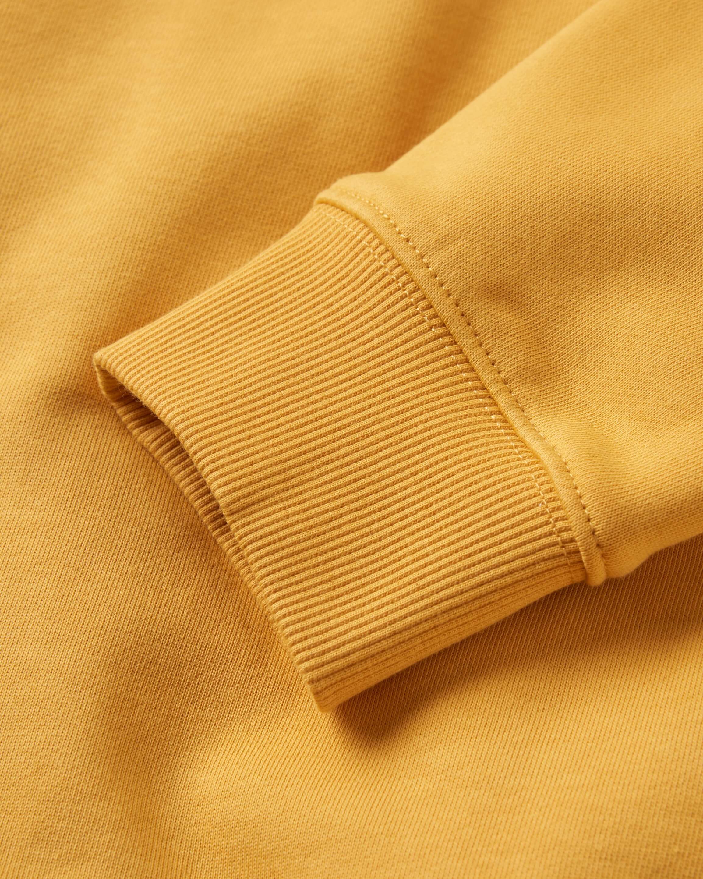 Lytham Crew Neck Sweat - Washed Yellow - Image 9