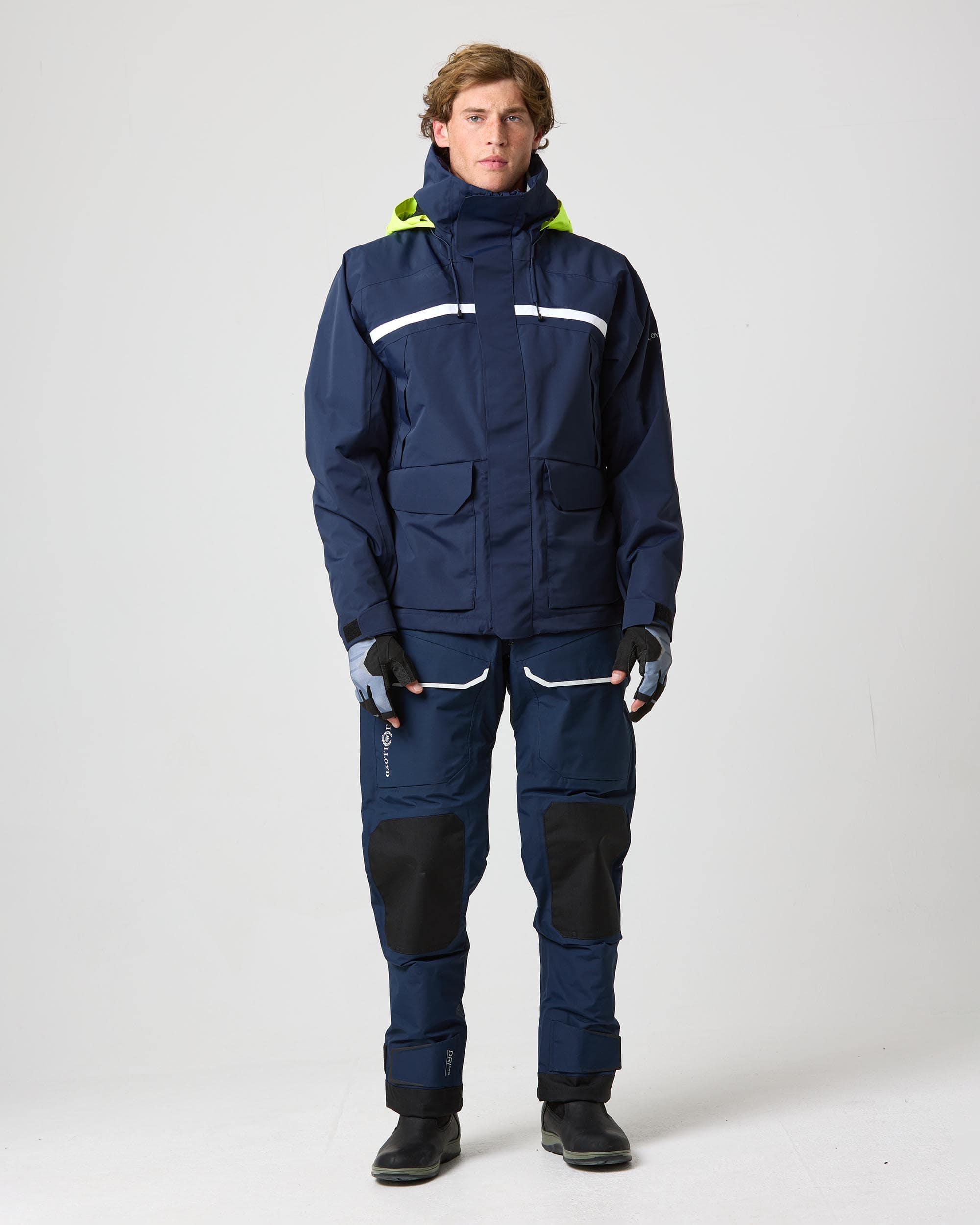 Men's Biscay Jacket - Navy Block - Image 4