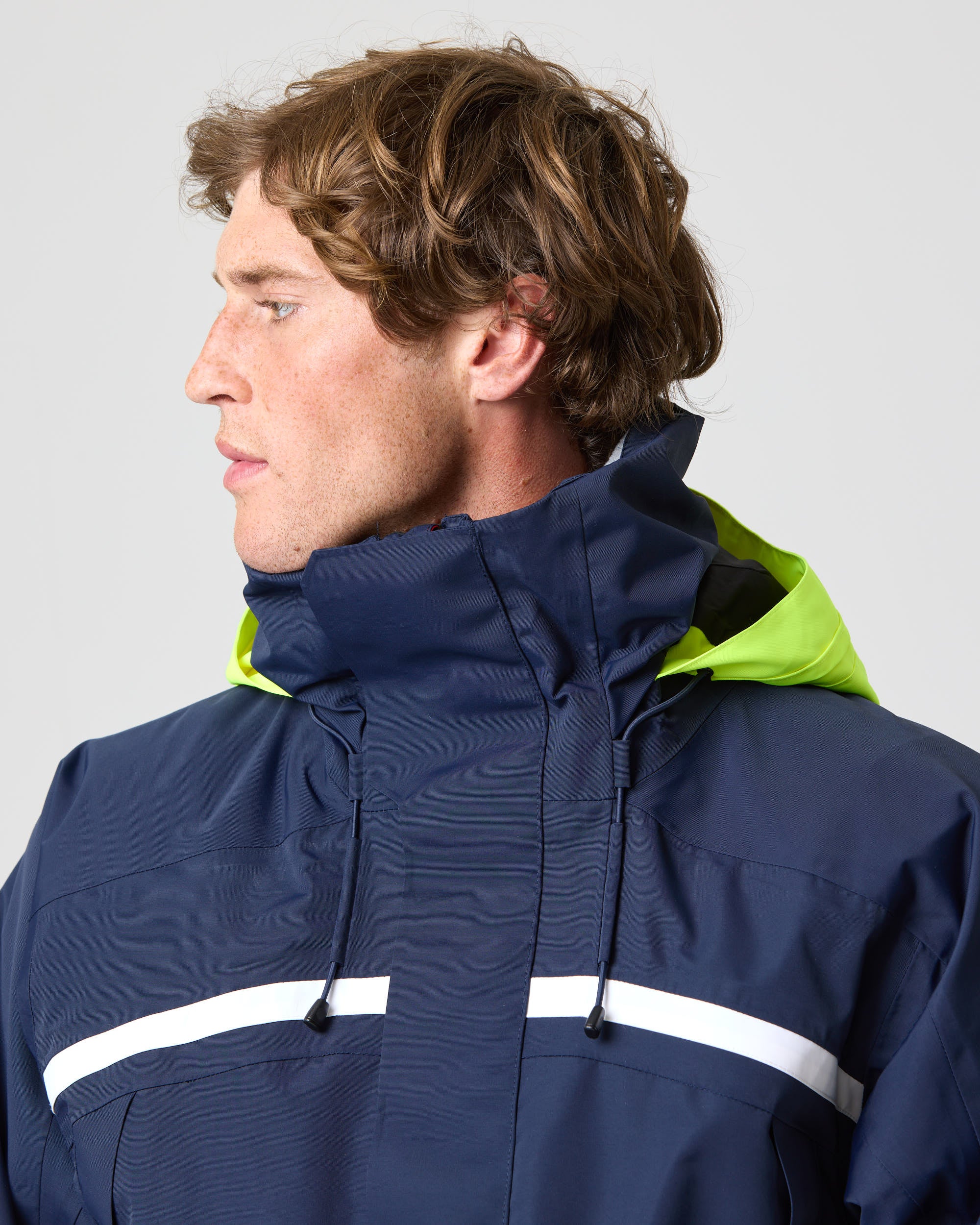 Men's Biscay Jacket - Navy Block - Image 5