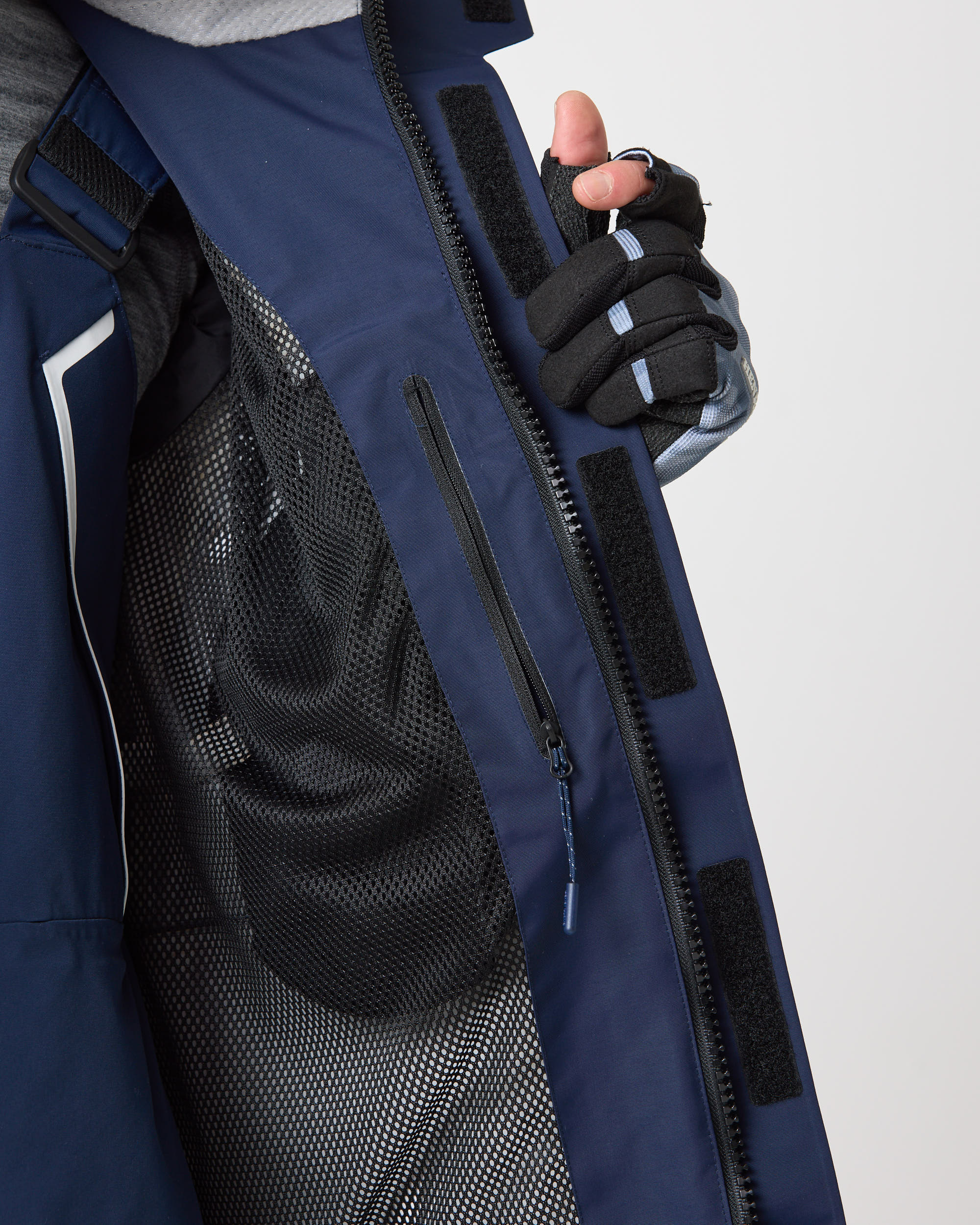 Men's Biscay Jacket - Navy Block - Image 7