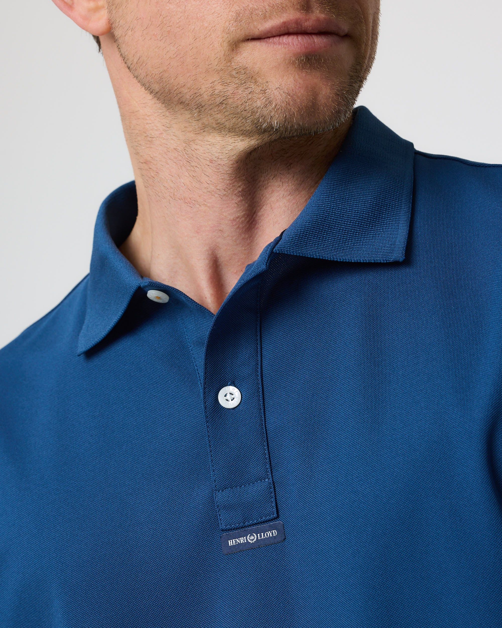 Men's Dri-Fast LS Polo - Thunder Blue - Image 4